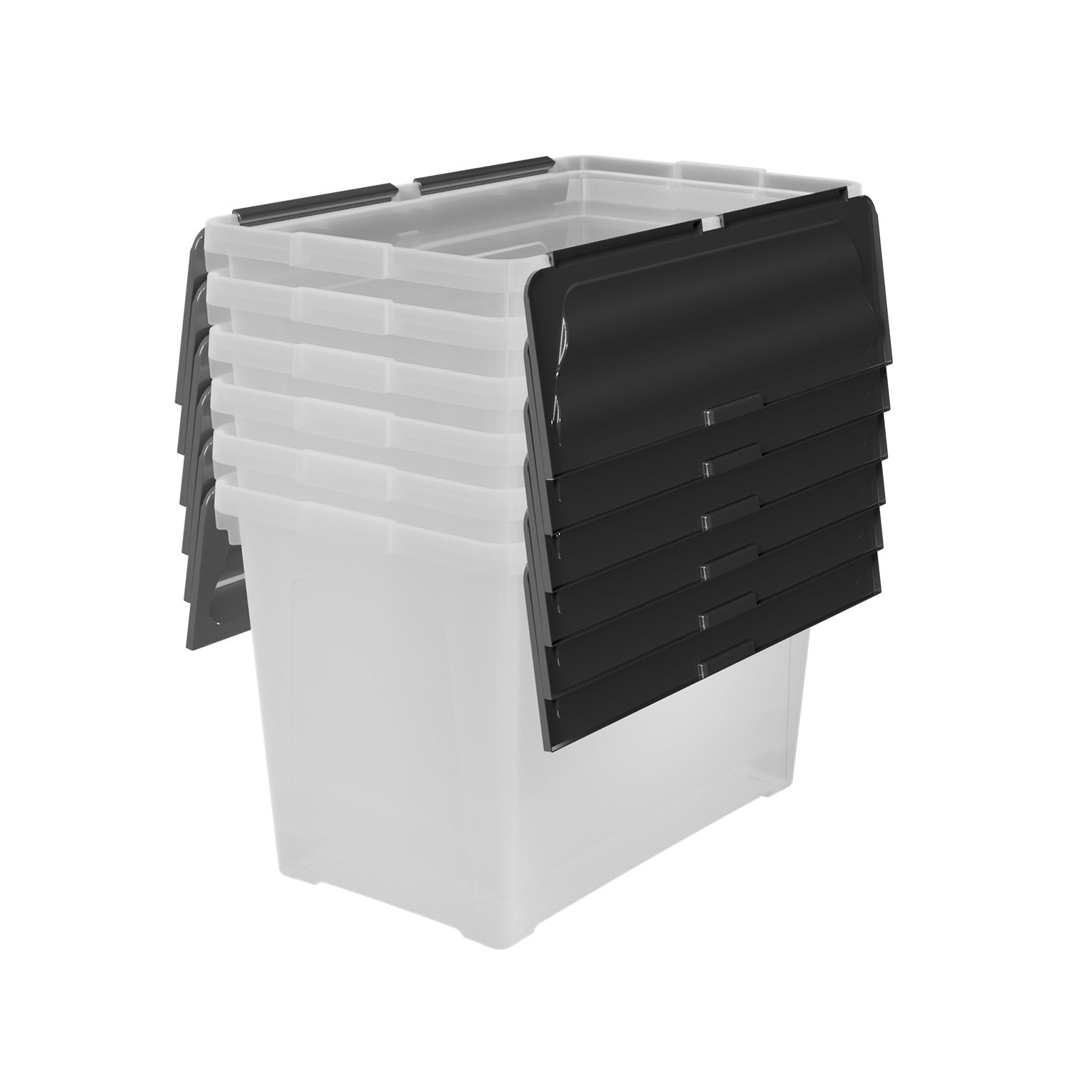 PRACTICMAX - Contenitore Multiuso Multibox Eco 60 Litri - h40x60x36 cm