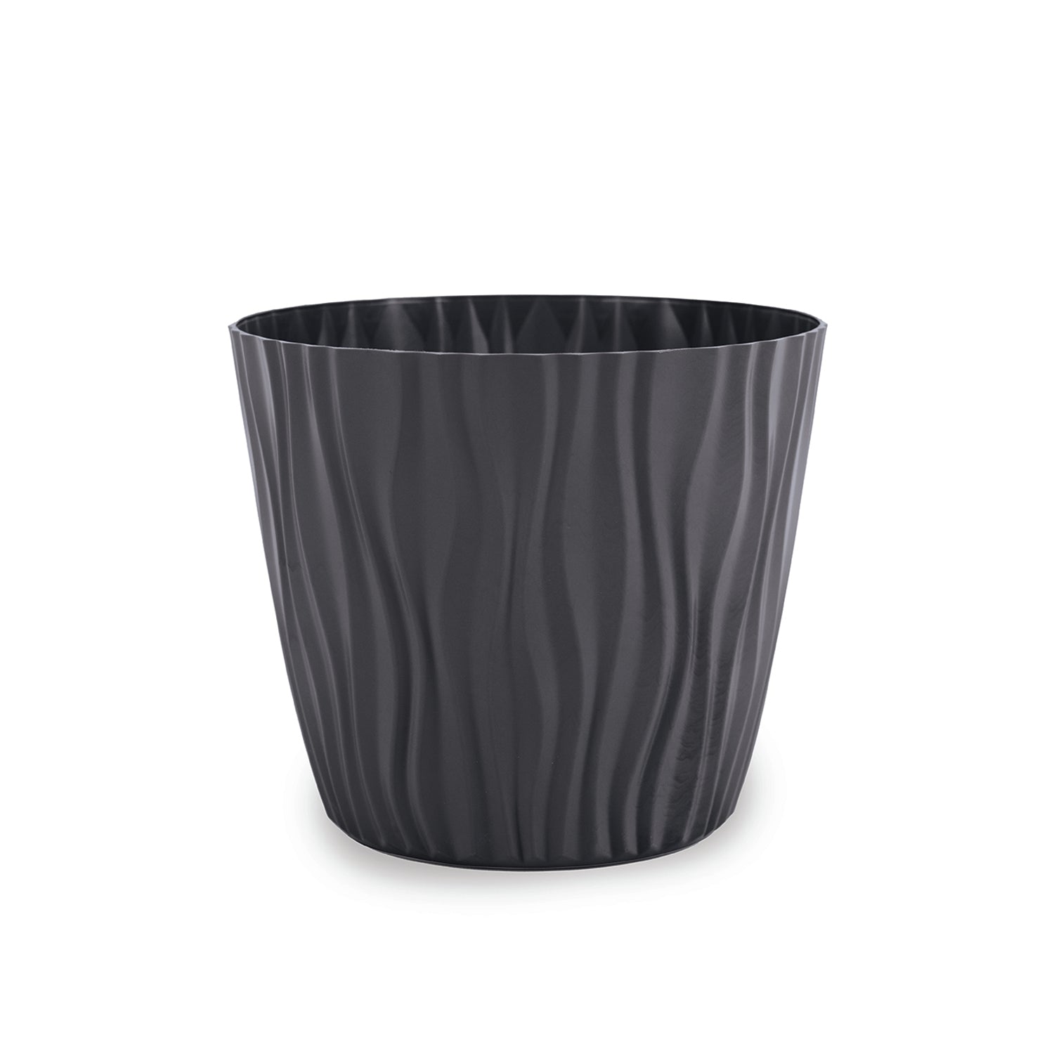 BLUMAX - Vaso Sahara Flower Pot Antracite - h35 cm diametro 40 cm