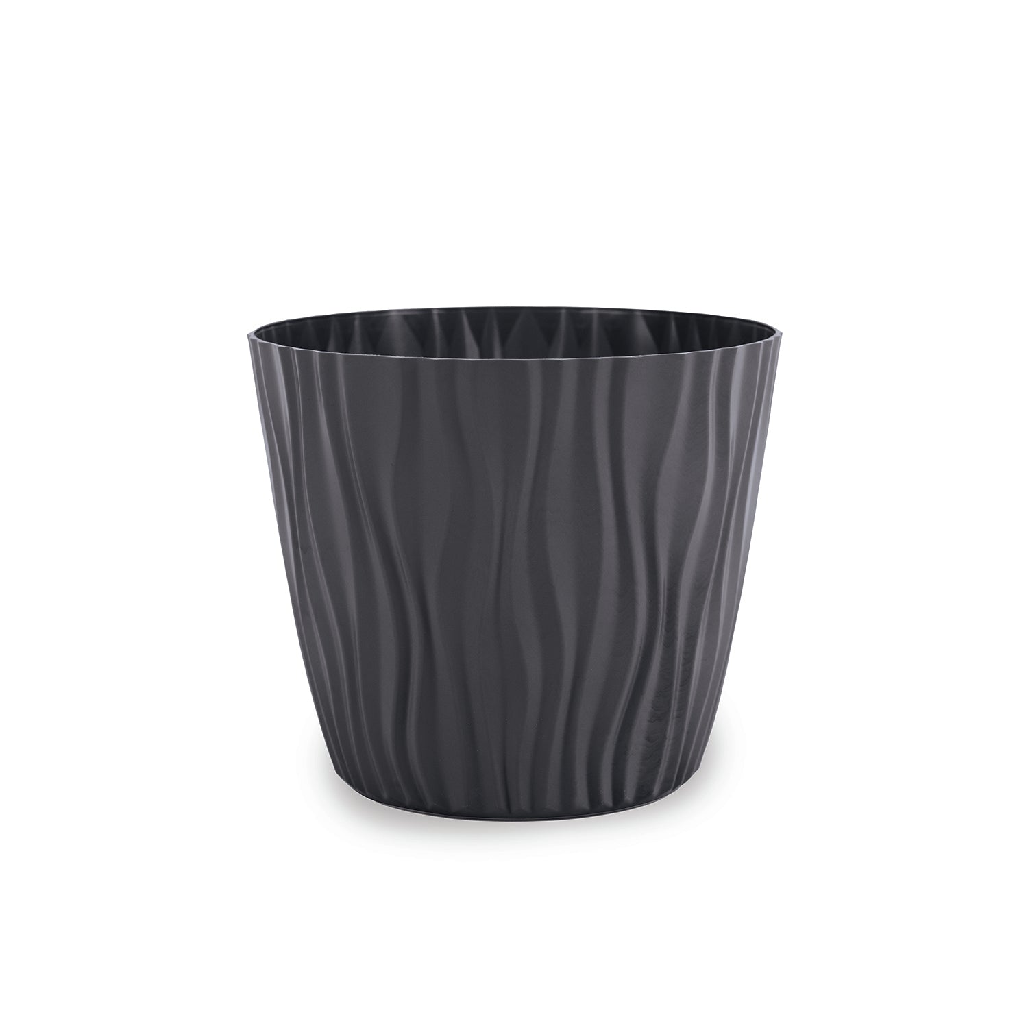BLUMAX - Vaso Sahara Flower Pot Antracite - h30 cm diametro 35 cm