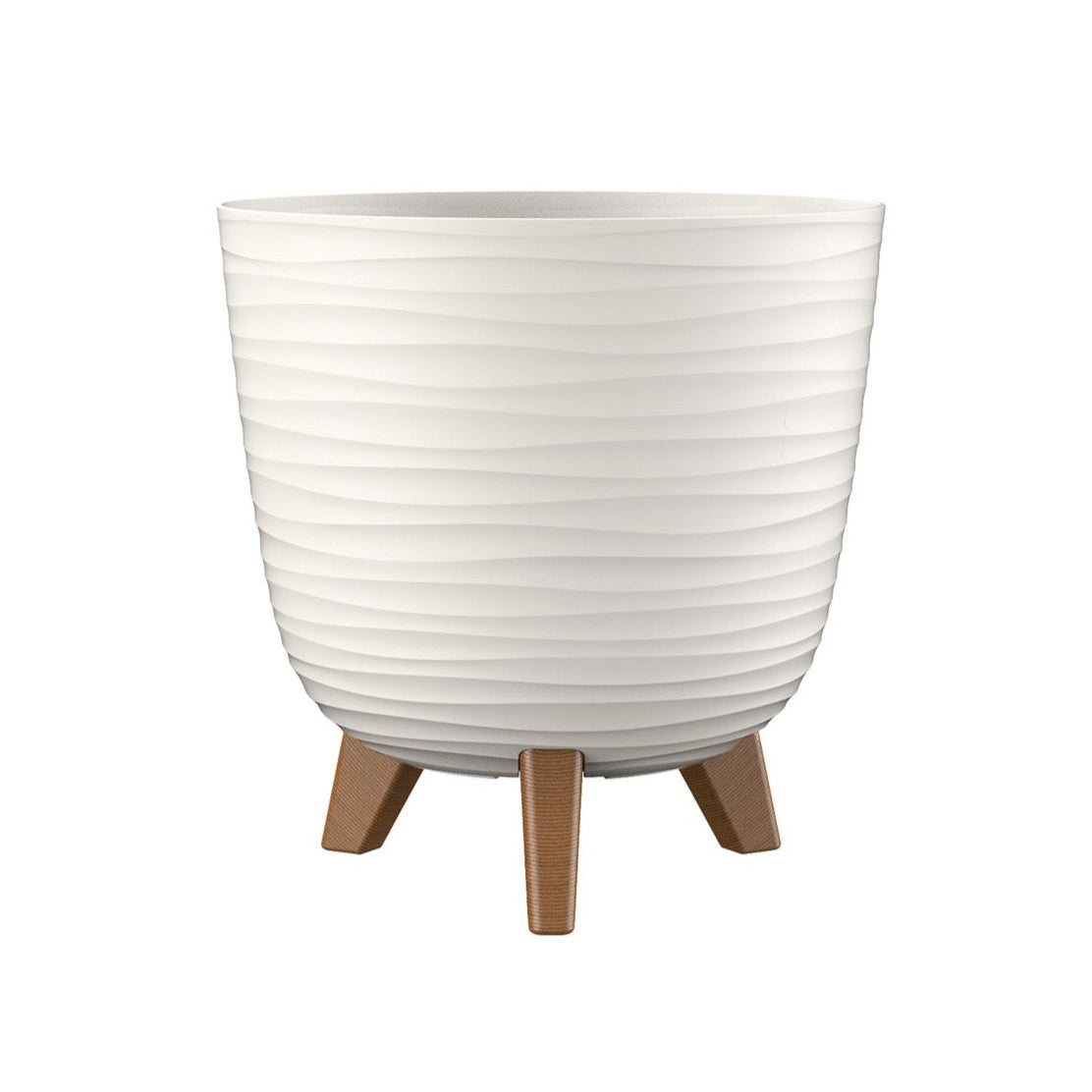 BLUMAX - Vaso Aurora Luna Bianco - h24 cm diametro 25 cm