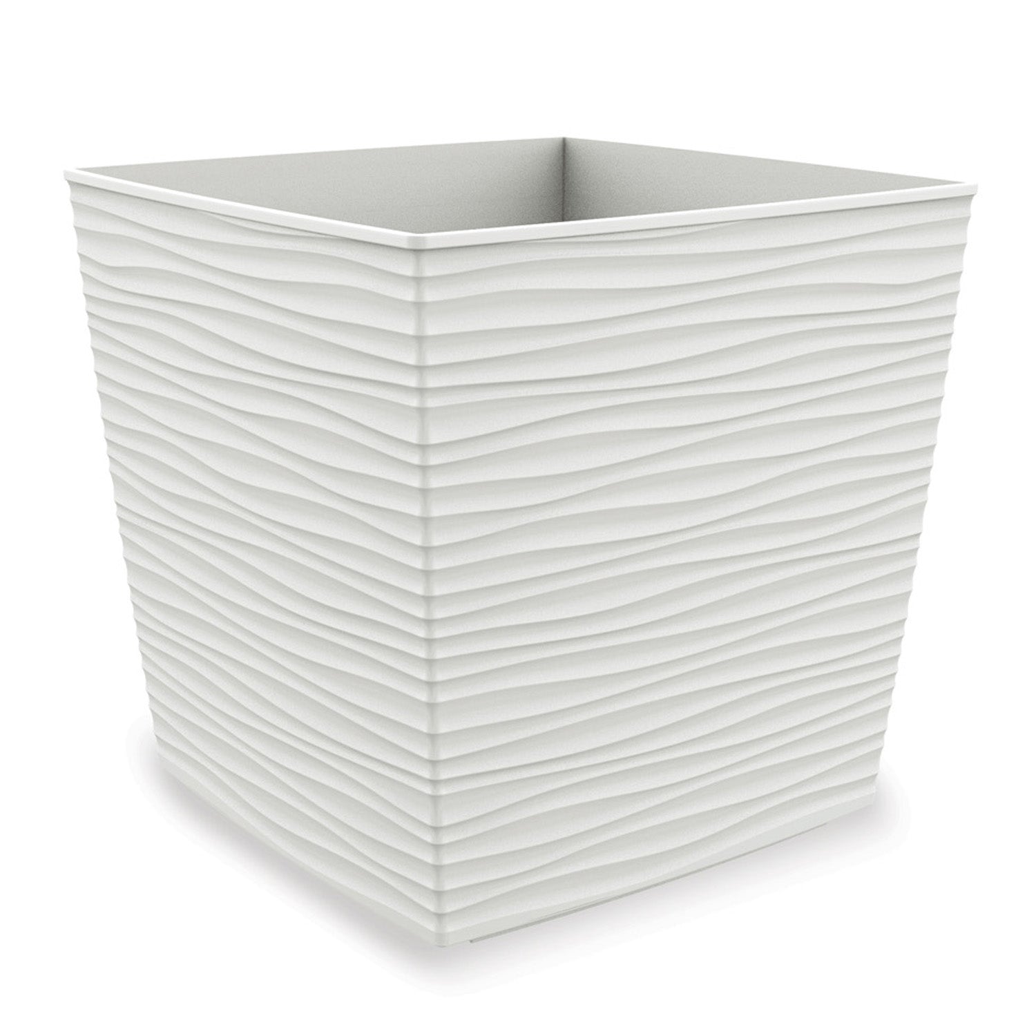 BLUMAX - Vaso Aurora Cube Bianco - h29x30x30 cm