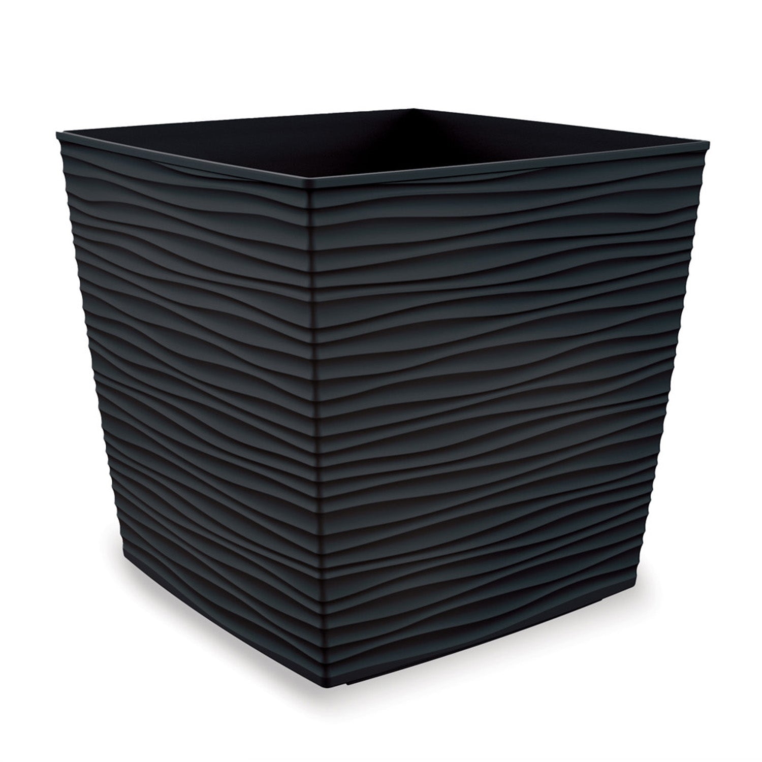 BLUMAX - Vaso Aurora Cube Antracite - h29x30x30 cm