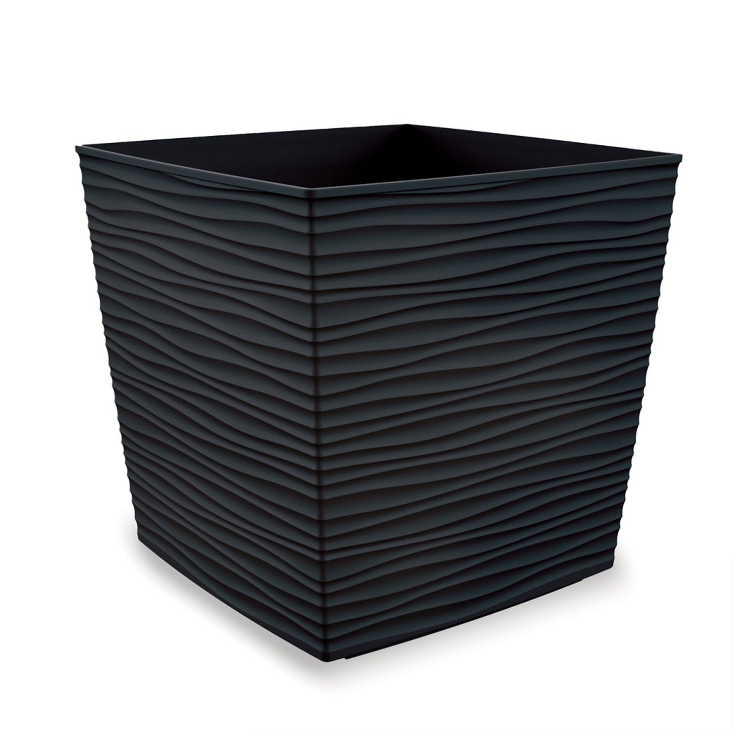 BLUMAX - Vaso Aurora Cube Antracite - h34,6x35x35 cm