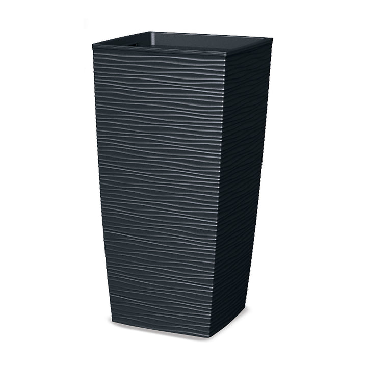 BLUMAX - Vaso Aurora Antracite con Inserto - h67x35x35 cm