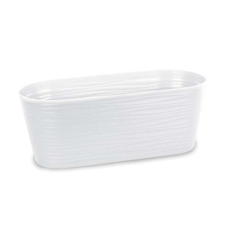 BLUMAX - Vaso Aurora Balcony Bianco - h18x48,5x20 cm