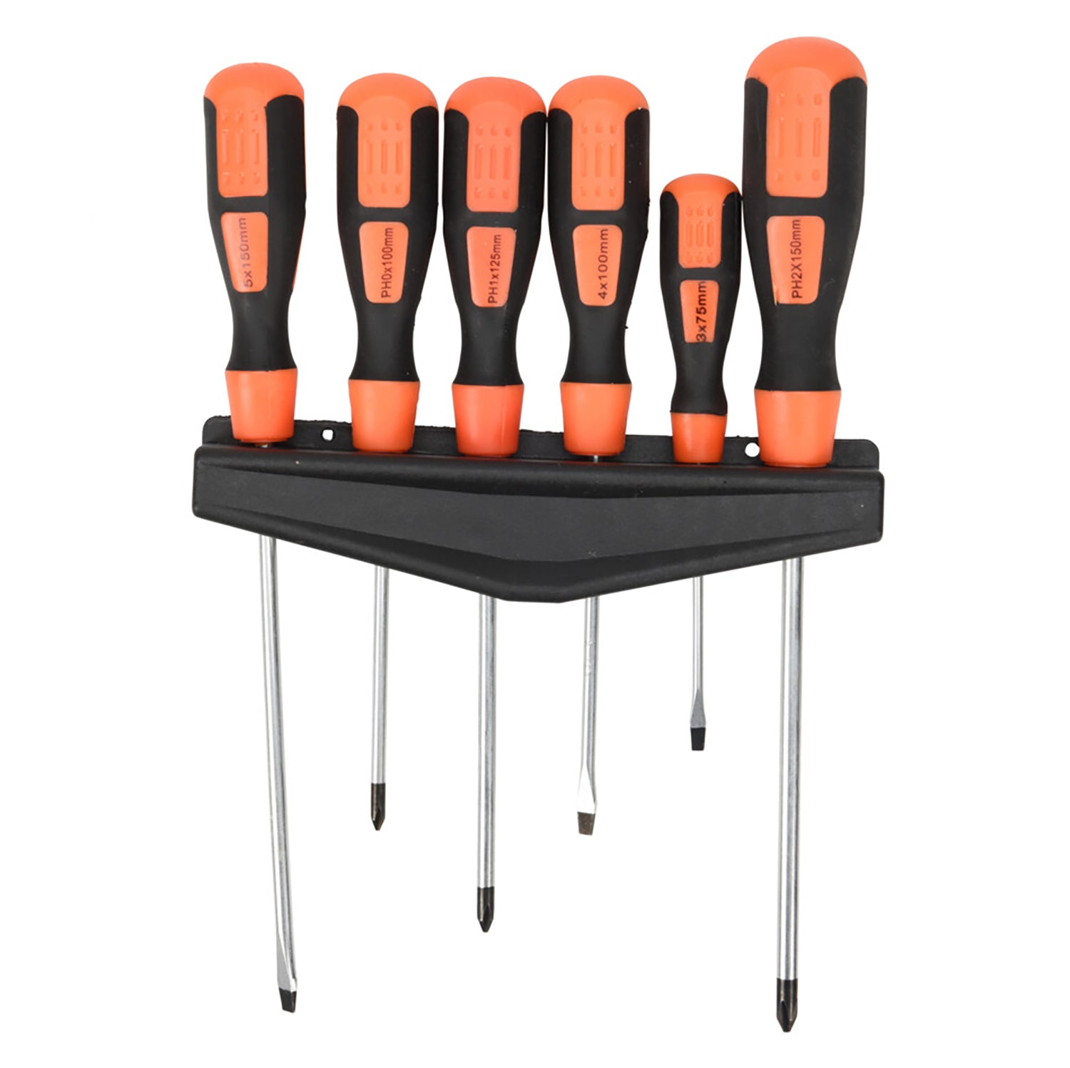 FX TOOLS - Set 6 Cacciaviti in Acciaio Cromo Vanadio
