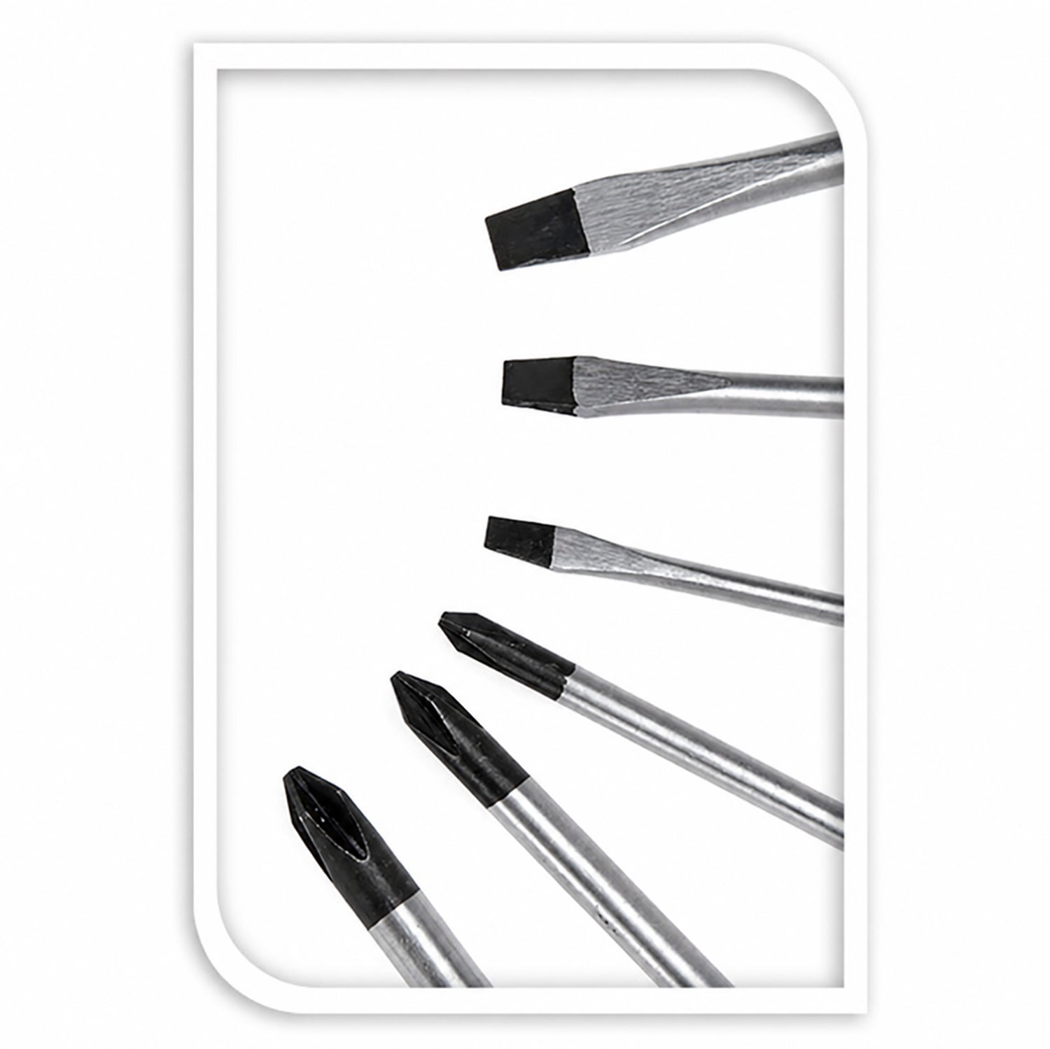 FX TOOLS - Set 6 Cacciaviti in Acciaio Cromo Vanadio