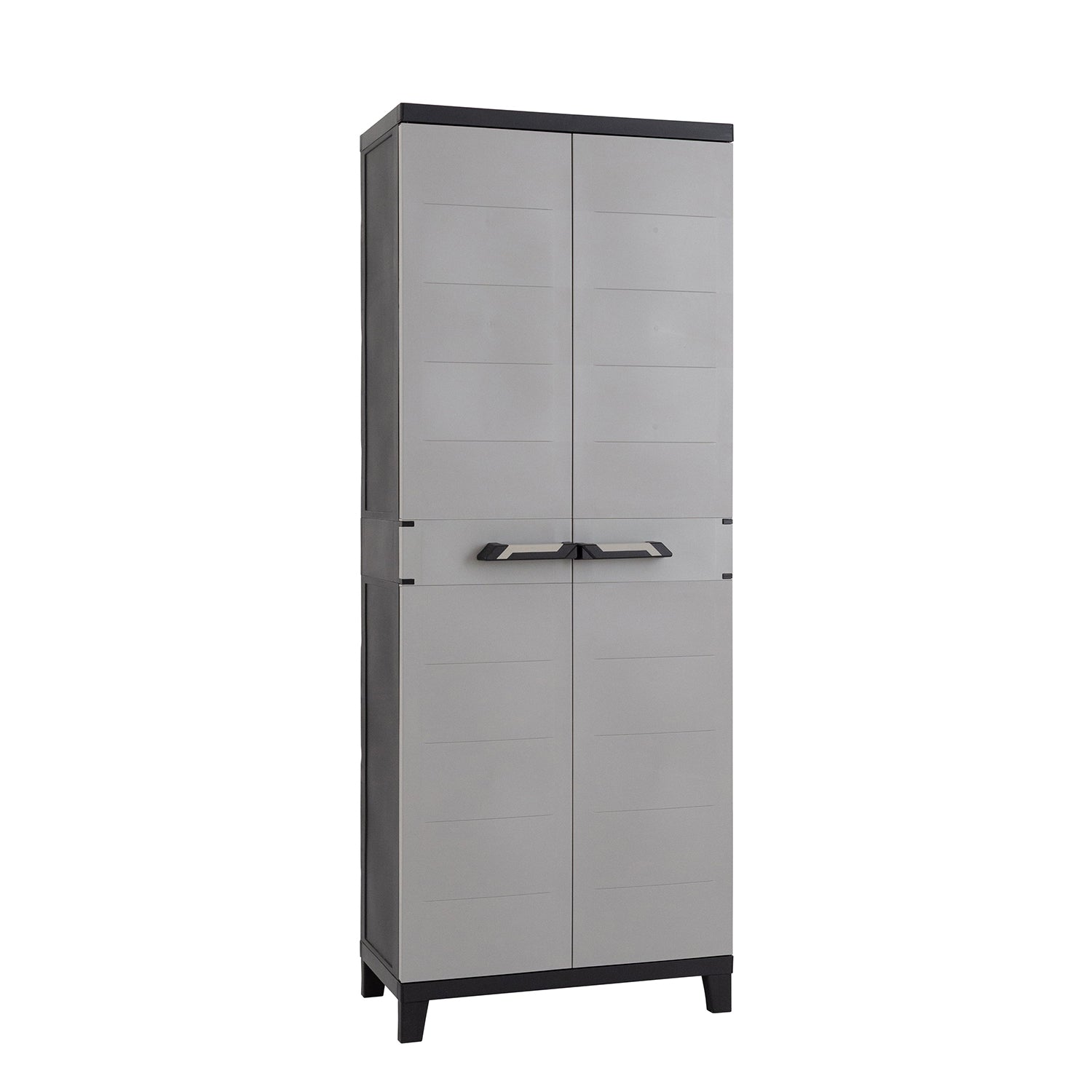 TOOMAX - Armadio Tuttopiani Prime Antracite Scuro/Grigio Tortora h172x66x40 cm