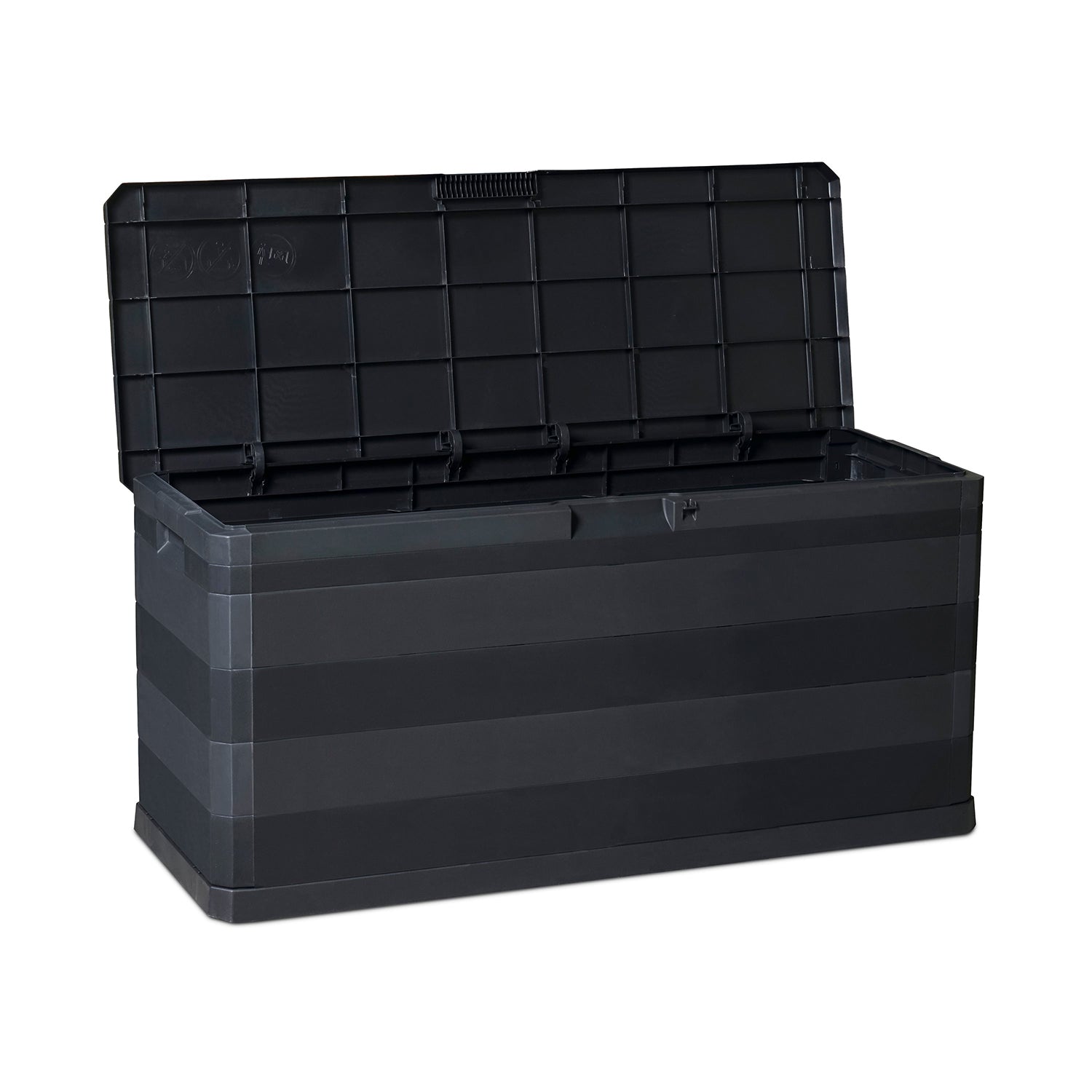 TOOMAX - Baule Multiuso Multibox Elegance Antracite 280 Litri - h56x117x45 cm