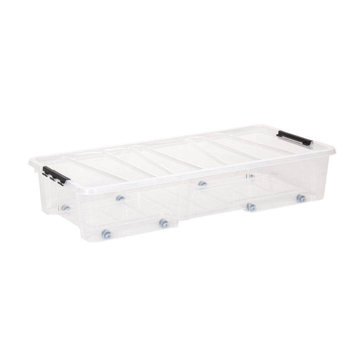 DEA HOME - Contenitore Multiuso Basso Jolly 35 Litri - h15x77x39 cm