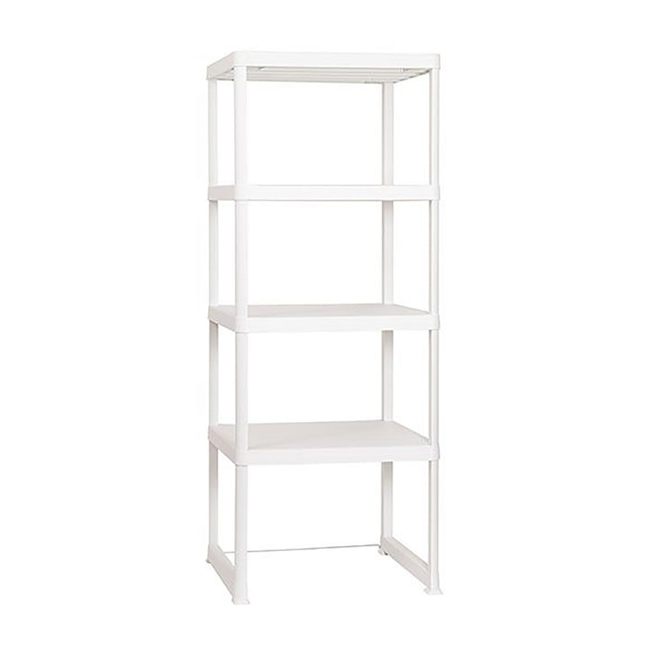 DEA HOME - Scaffale Lavanderia Wash & Store Shelving Bianco - h186x74x59 cm