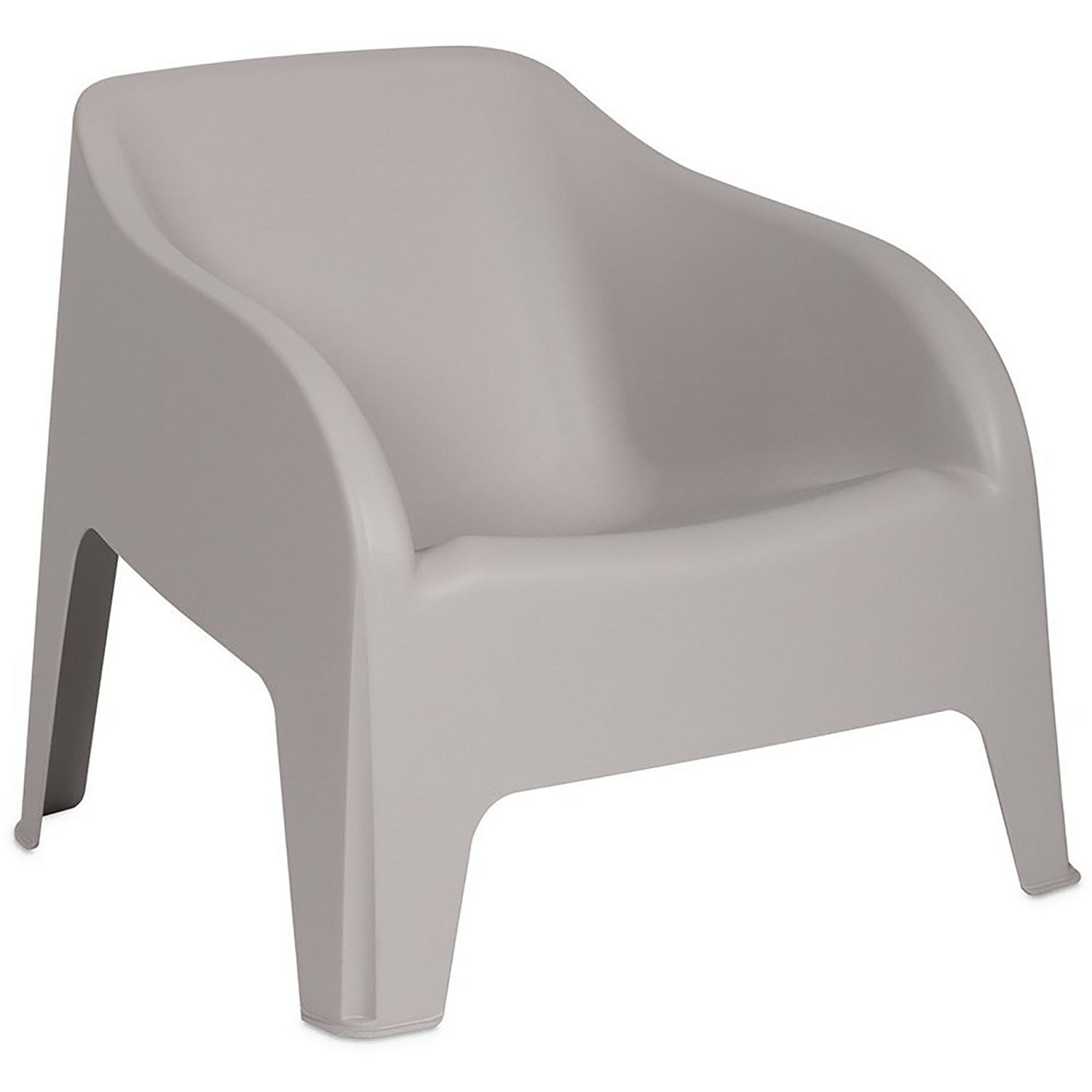 TOOMAX - Poltrona da esterno Petra Grigio talpa - h70x79x76,5 cm