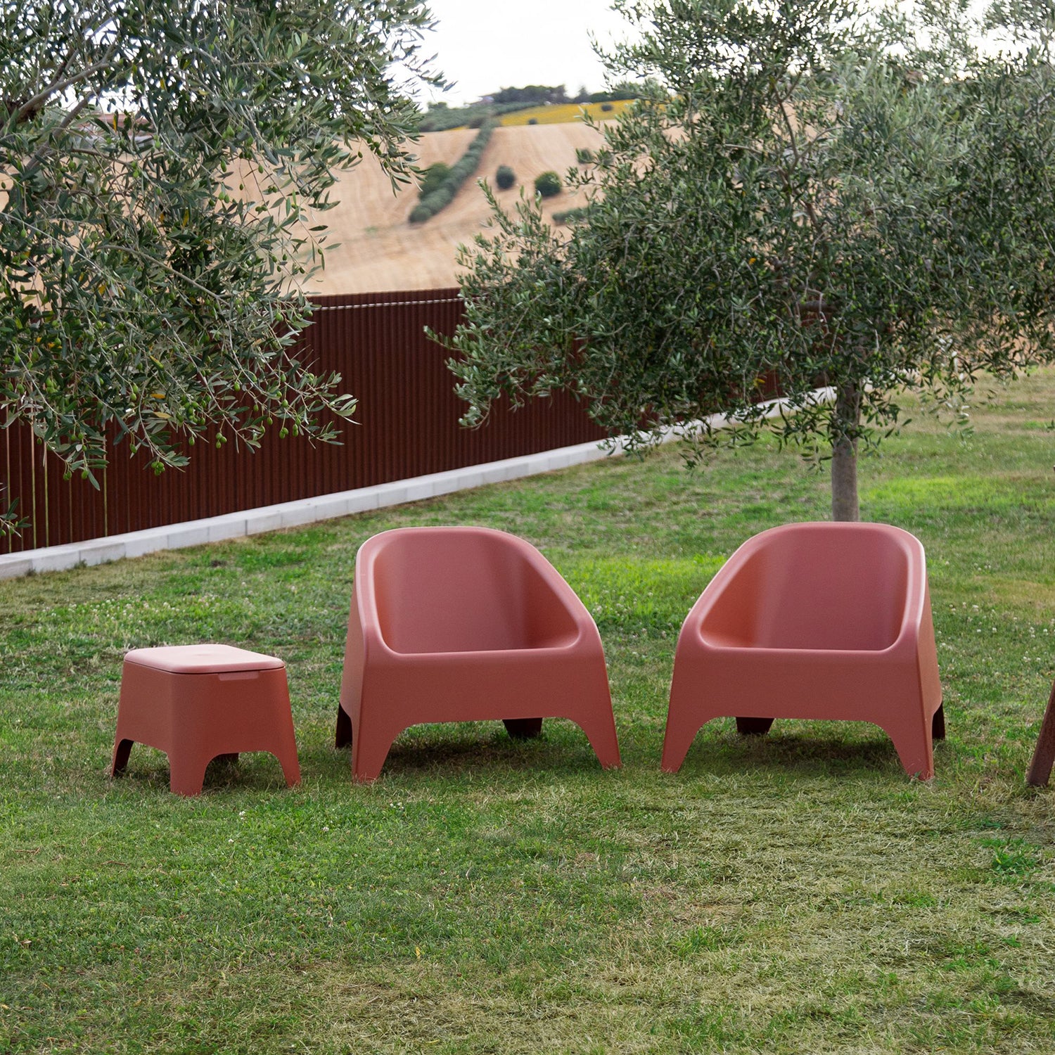 TOOMAX - Poltrona Matera Terracotta - h67x75,5x78,5 cm