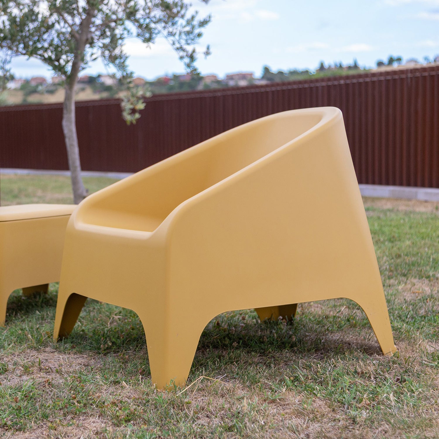TOOMAX - Poltrona Matera Giallo Ocra - h67x75,5x78,5 cm