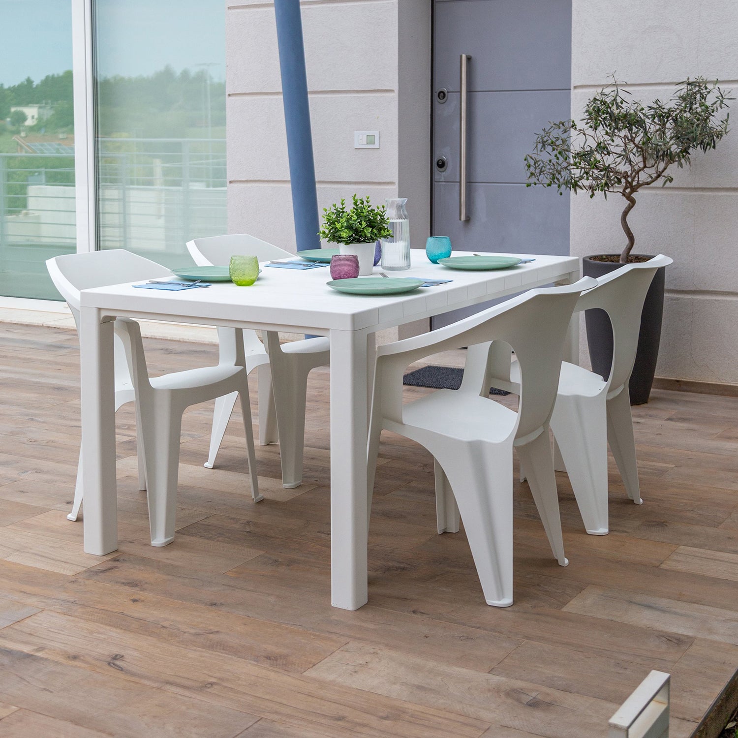 TOOMAX - Sedia Marina Bianca - h83x59x54,5 cm