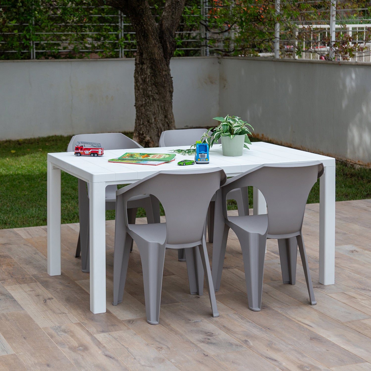 TOOMAX - Sedia Marina Grigio Tortora - h83x59x54,5 cm