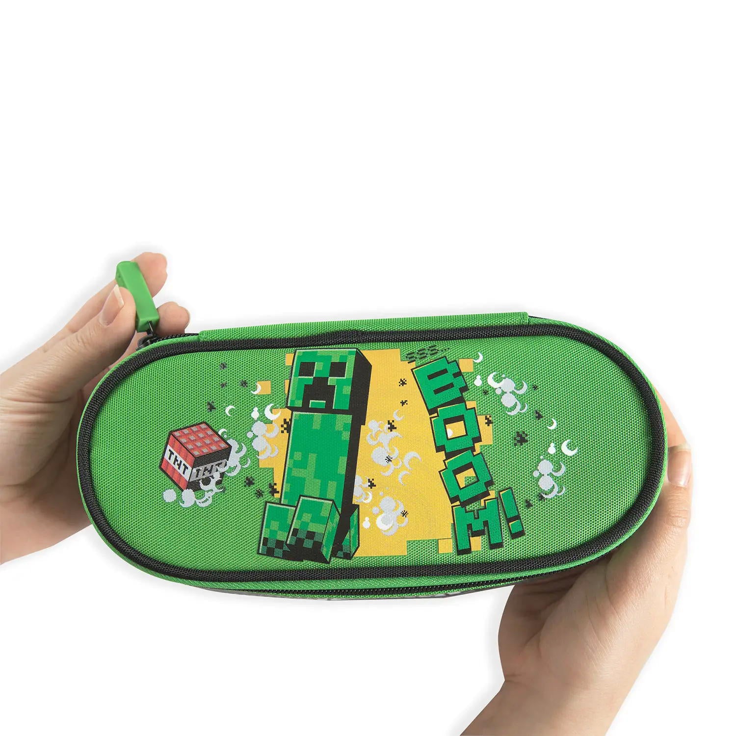 FC PANINI - Astuccio Ovale Minecraft Verde