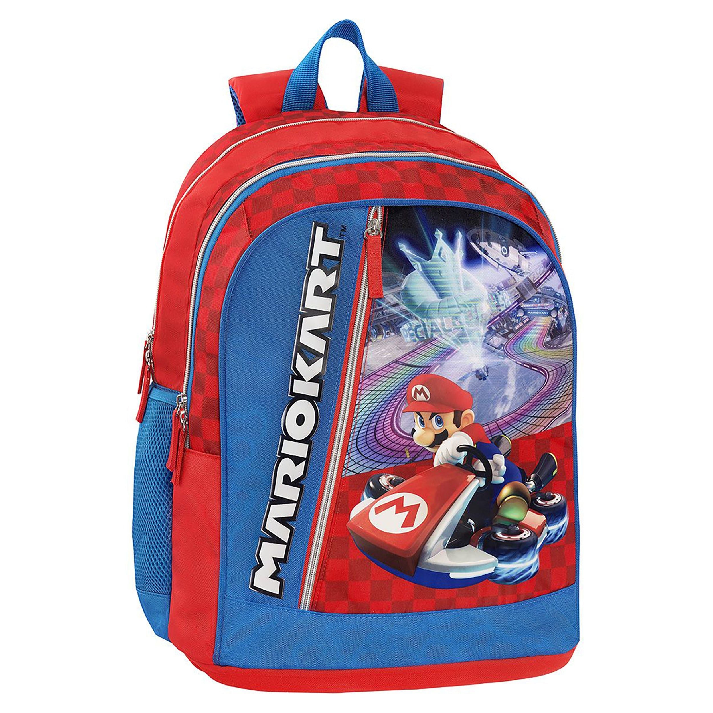 FC PANINI - Zaino Mario kart Blu/rosso