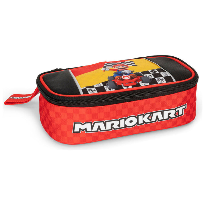 FC PANINI - Astuccio Ovale Mario kart Nero/Rosso/Giallo