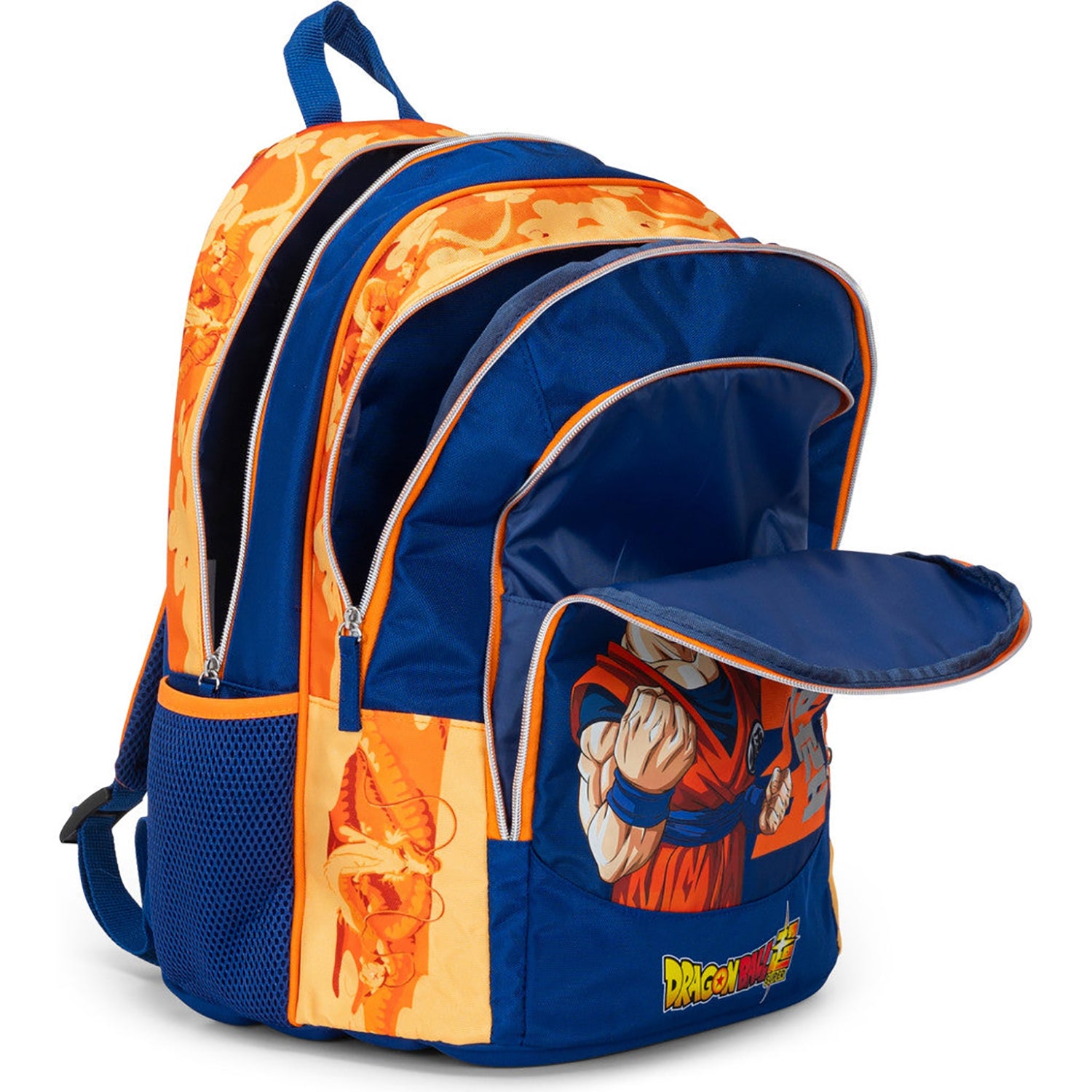 FC PANINI - Zaino Organizzato Dragon Ball Blu/Arancione