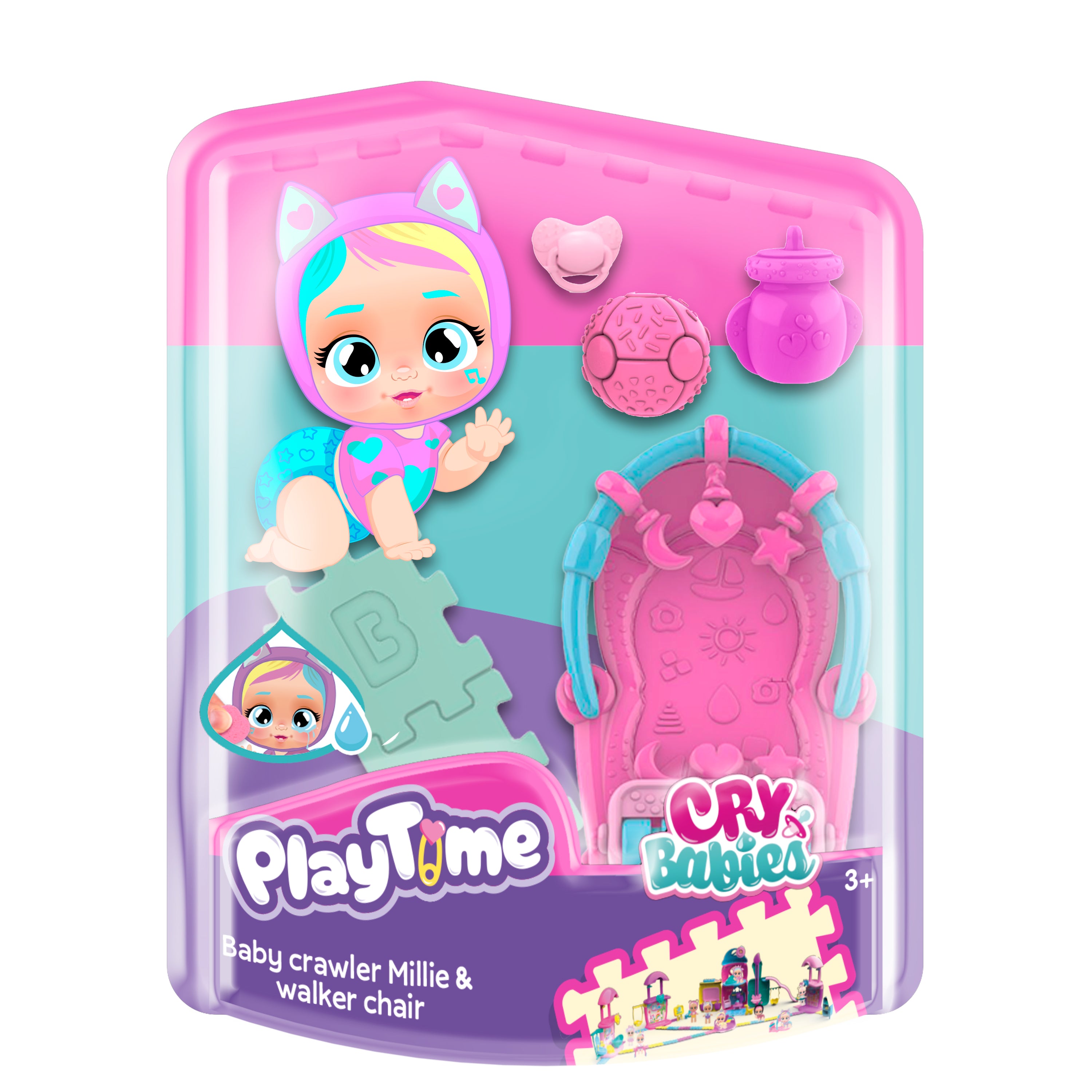 IMC TOYS - Cry Babies PlayTime Dreamy & Millie