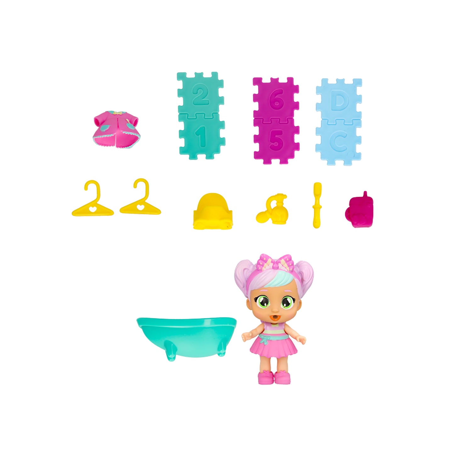 IMC TOYS - Cry Babies PlayTime - Mini Playset con Bambola Esclusiva e Accessori