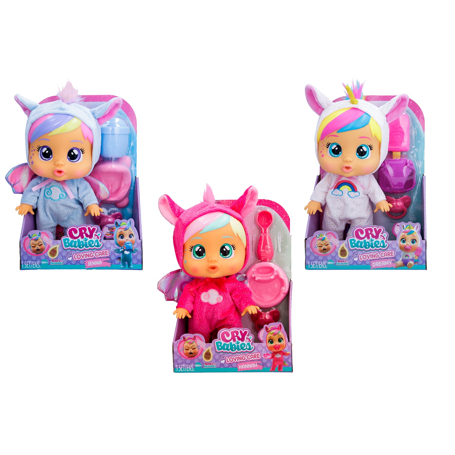 IMC TOYS - Cry Babies Loving Care Fantasy