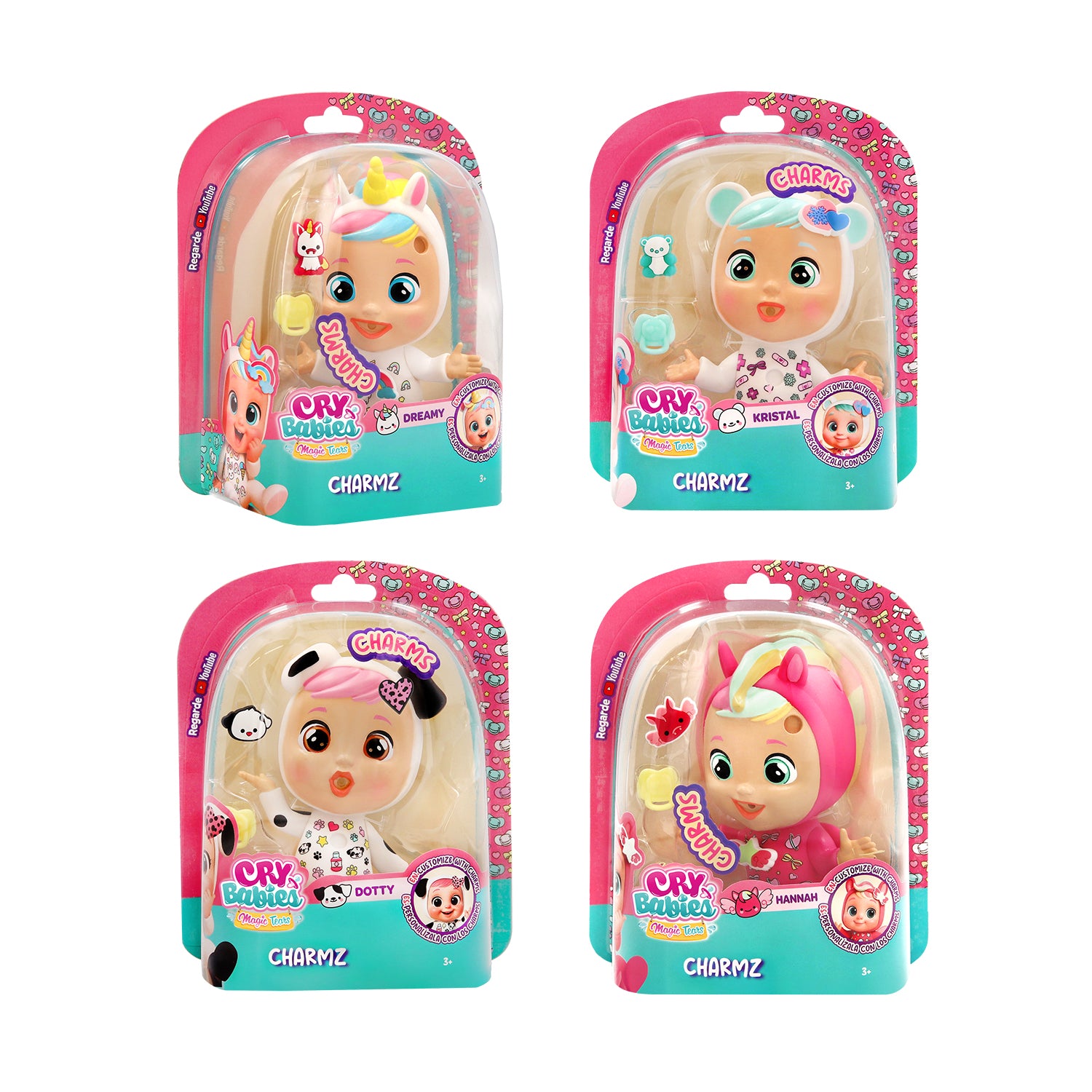 IMC TOYS - Cry Babies Magic Tears Charmz Bamboline Collezionabili con Accessori