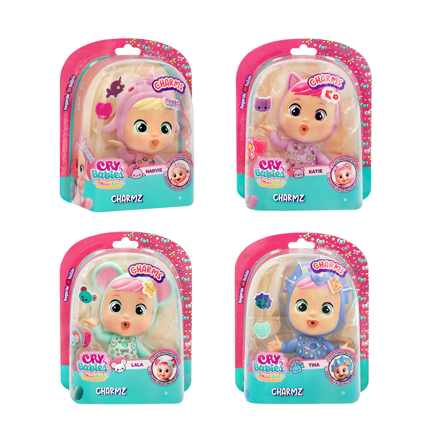 IMC TOYS - Cry Babies Magic Tears Charmz Bamboline Collezionabili con Accessori