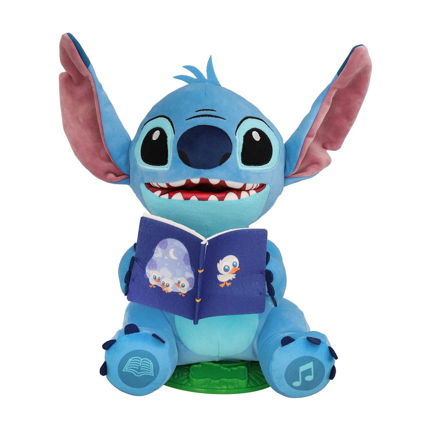 IMC TOYS - Disney Stitch Storyteller Peluche Interattivo Cantastorie con 4 Storie, 4 Canzoni e Luce Notturna 18+ Mesi
