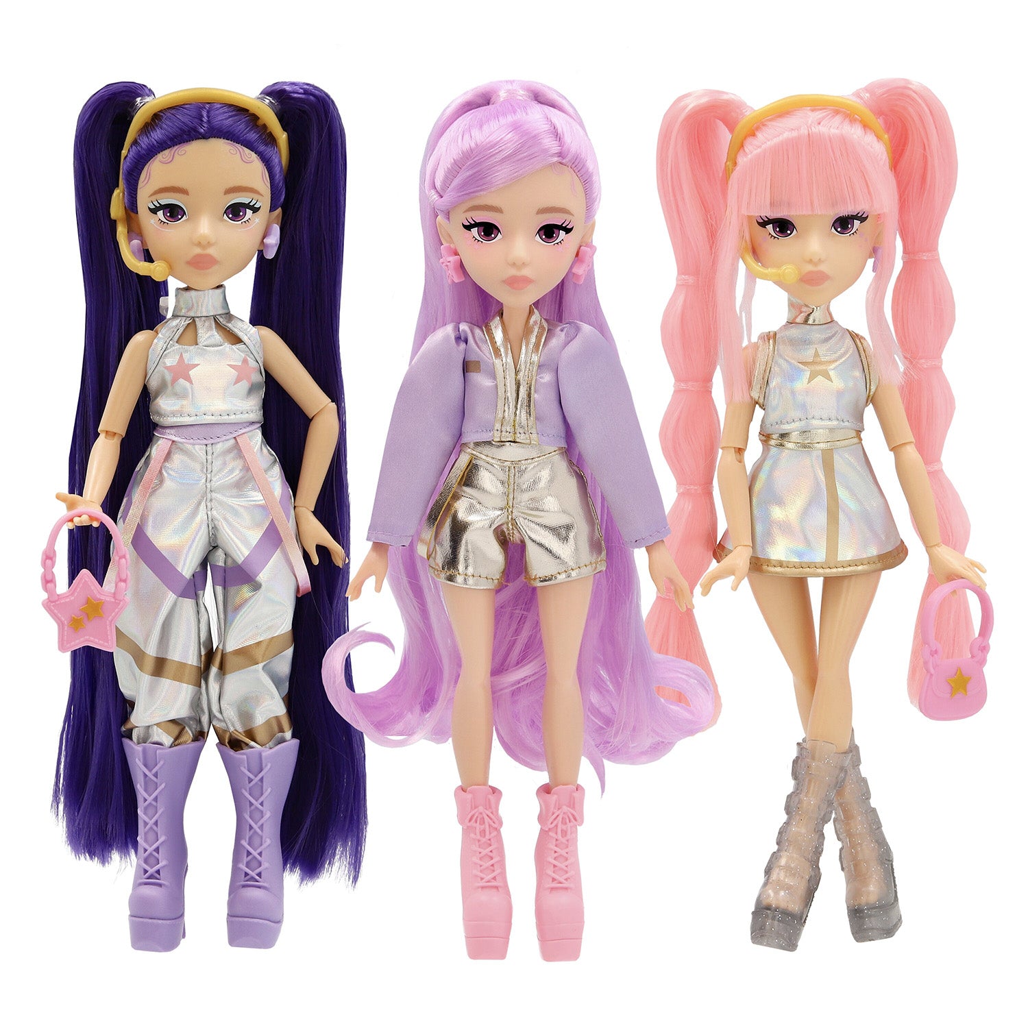 IMC TOYS - Bambola K-Pop Idol Fashion Dolls - Mina, Yuni, Nari