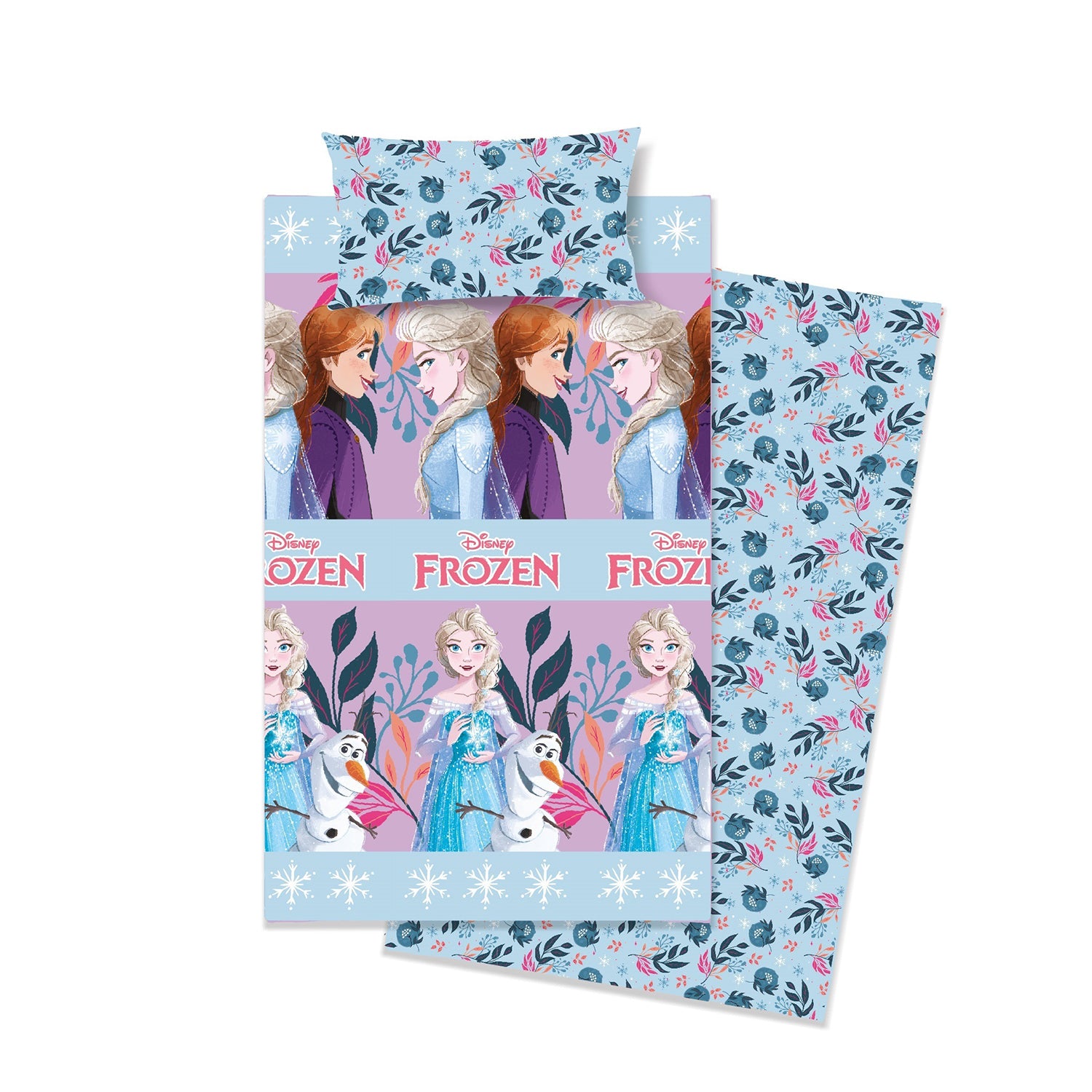 YUMA - Completo Letto 1 Piazza Frozen in cotone 150x280 cm