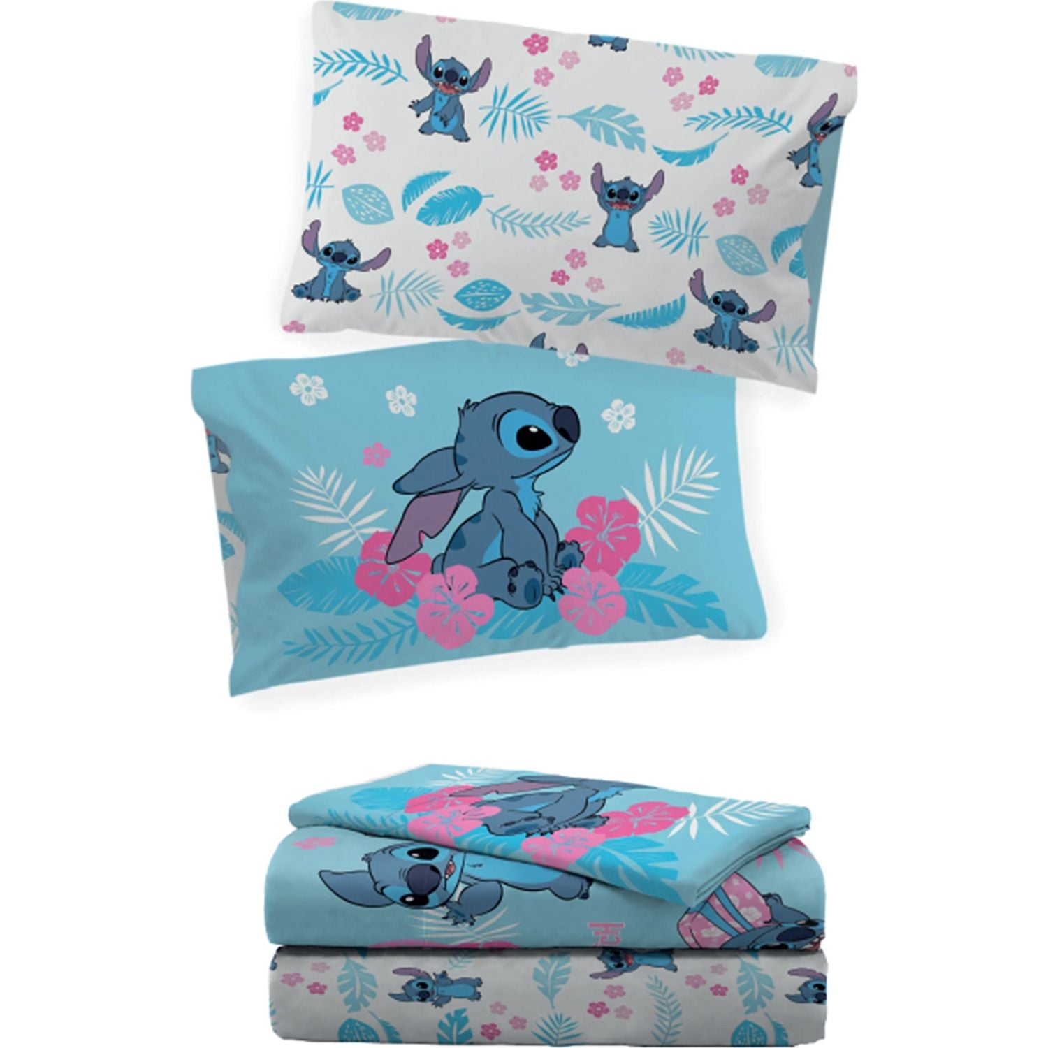 YUMA - Completo Letto 1 Piazza Disney Lilo & Stitch in cotone 150x280 cm
