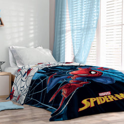 YUMA - Trapunta Copriletto singolo Spiderman Marvel 160x260 cm