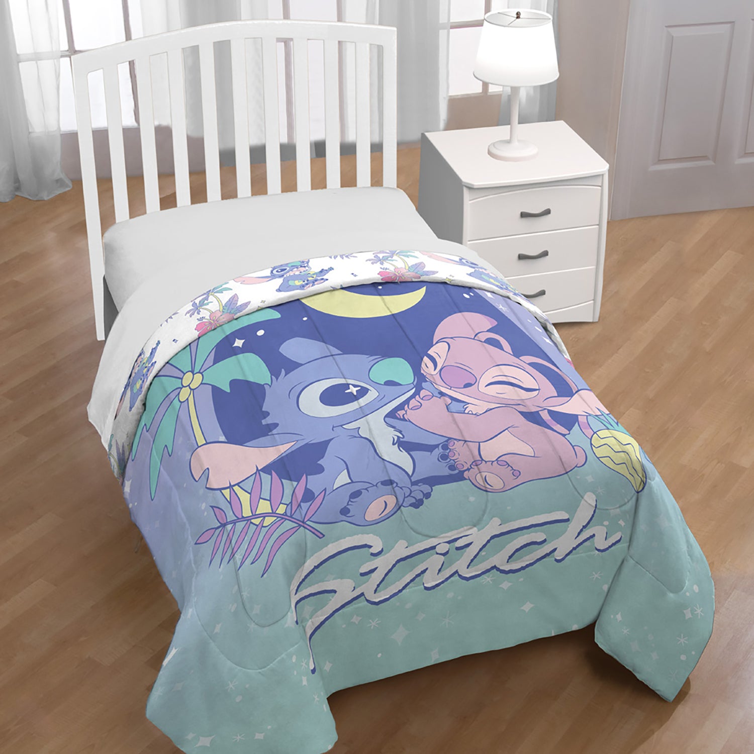 YUMA - Trapunta Copriletto singolo Disney Lilo & Stitch 160x260 cm