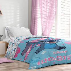 YUMA - Trapunta Copriletto singolo Disney Lilo & Stitch 160x260 cm