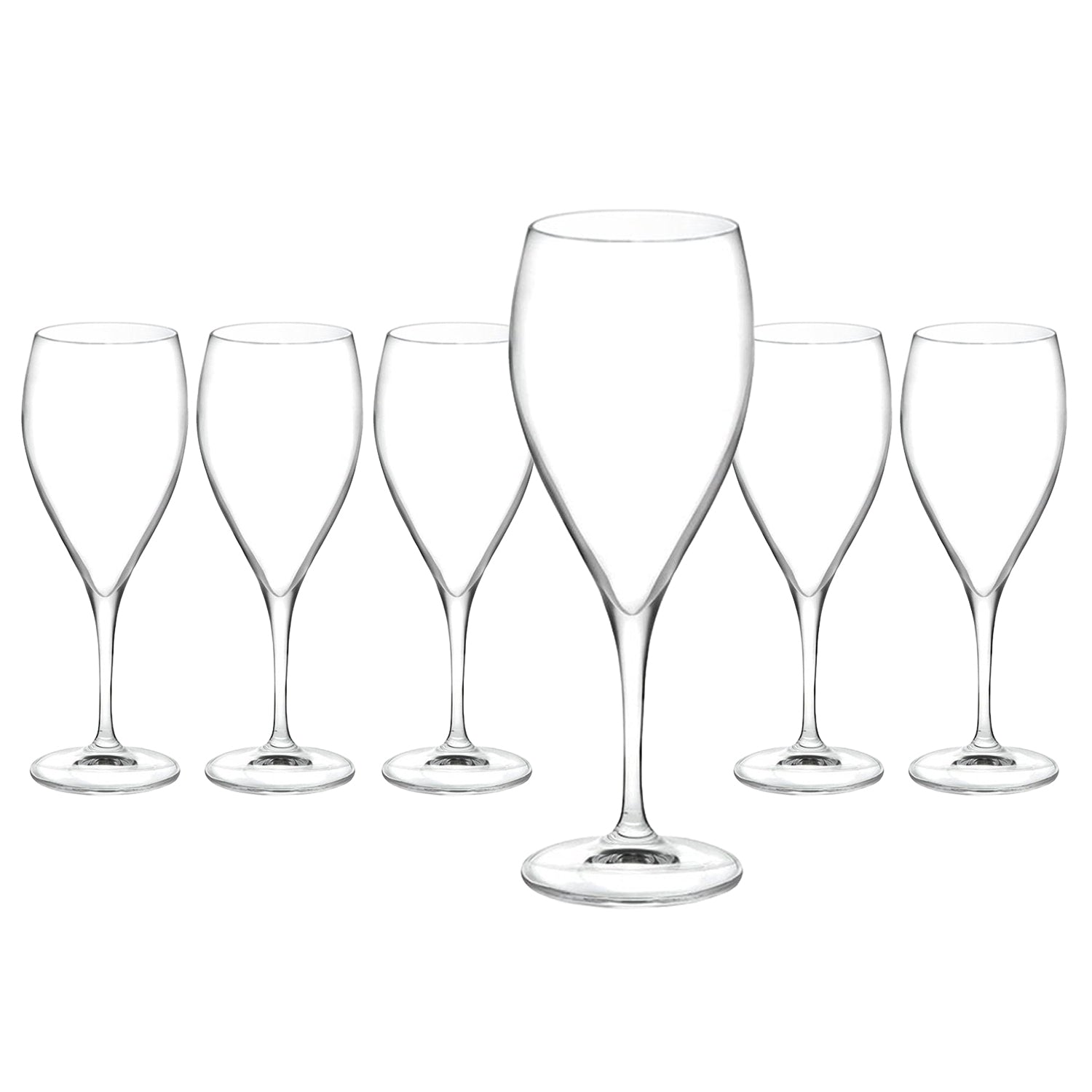 RCR CRISTALLERIA ITALIANA - Calici Invino in vetro 33 cl - set 6 pezzi