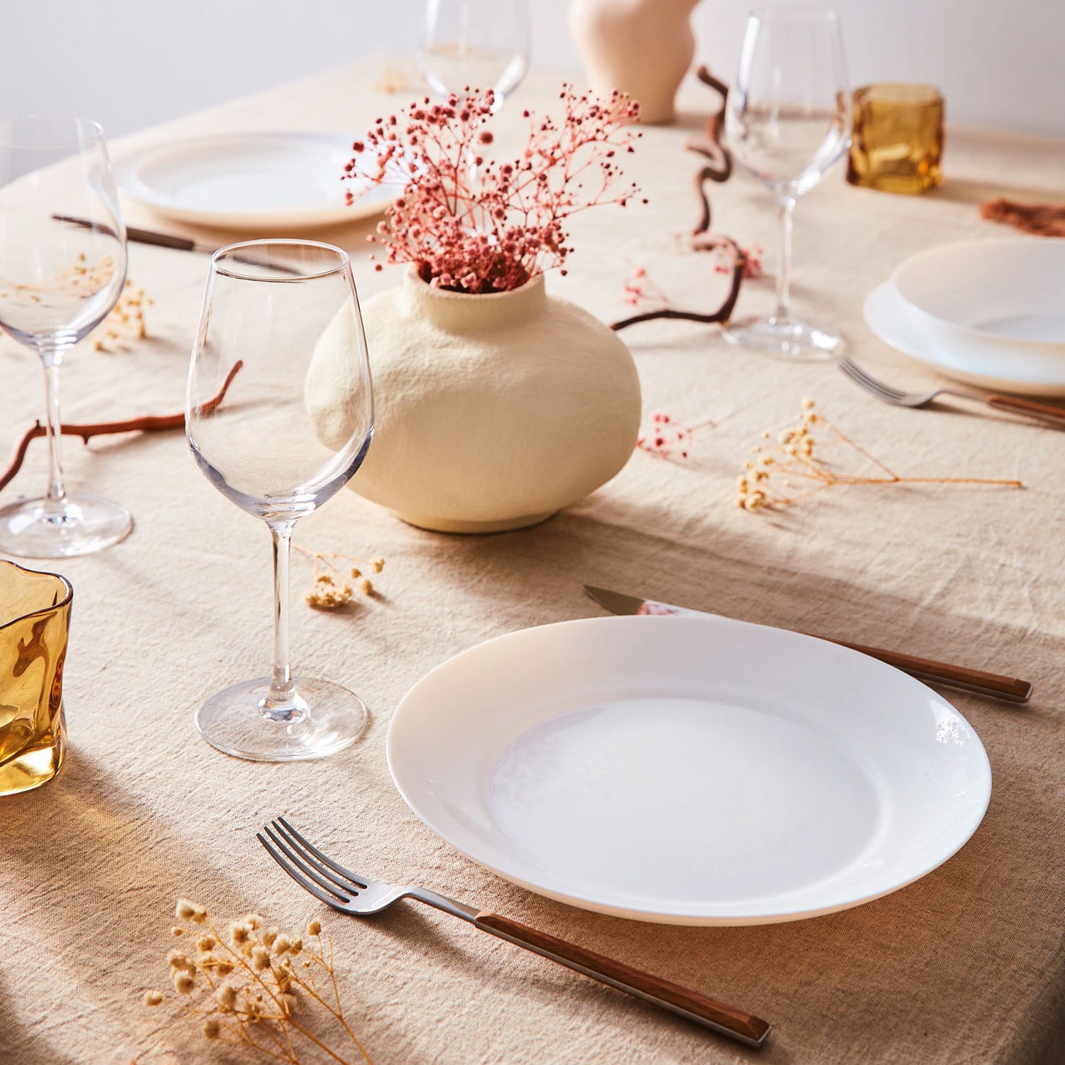 LUMINARC - Servizio di piatti Apy Bianco 18 pezzi