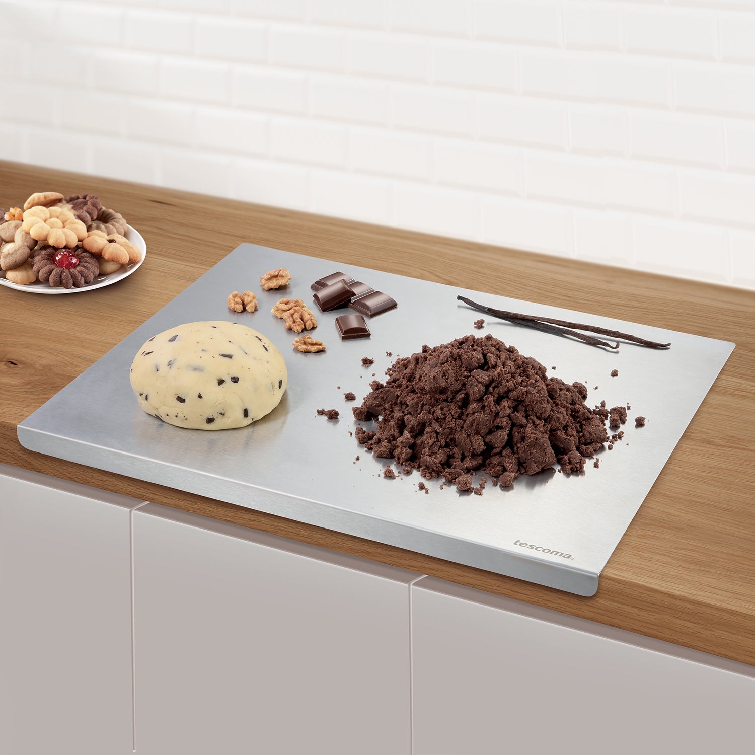 TESCOMA - Spianatoia in Acciaio Inox Linea Grandchef 45x35 cm