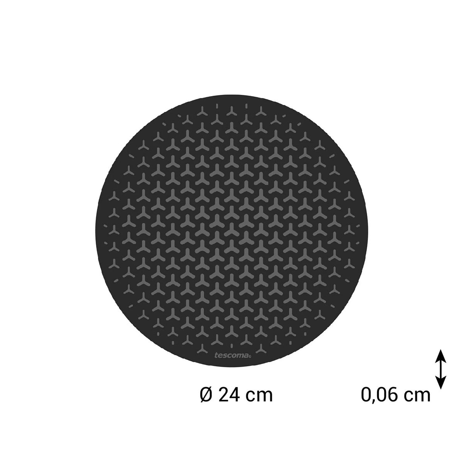 TESCOMA - Protezione per piano a induzione in silicone Linea GrandChef diametro 24 cm
