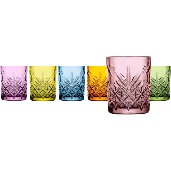 PASABAHCE - Bicchieri in vetro Timeless Soft Multicolor 6 cl - set 6 pezzi