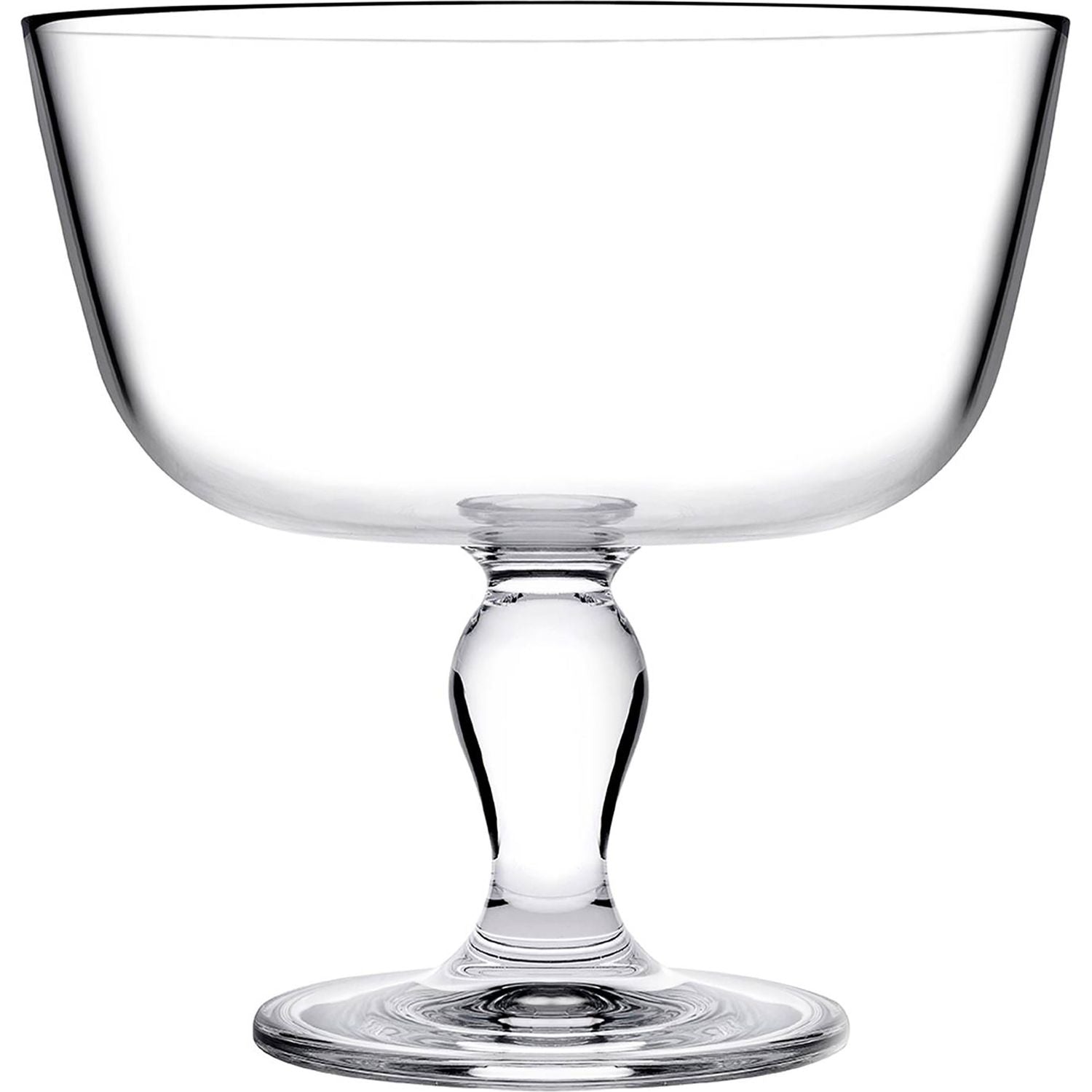 PASABAHCE - Alzata Porta Torta Trasparente in Vetro Linea Patisserie - h22,2 cm x ø22,4 cm