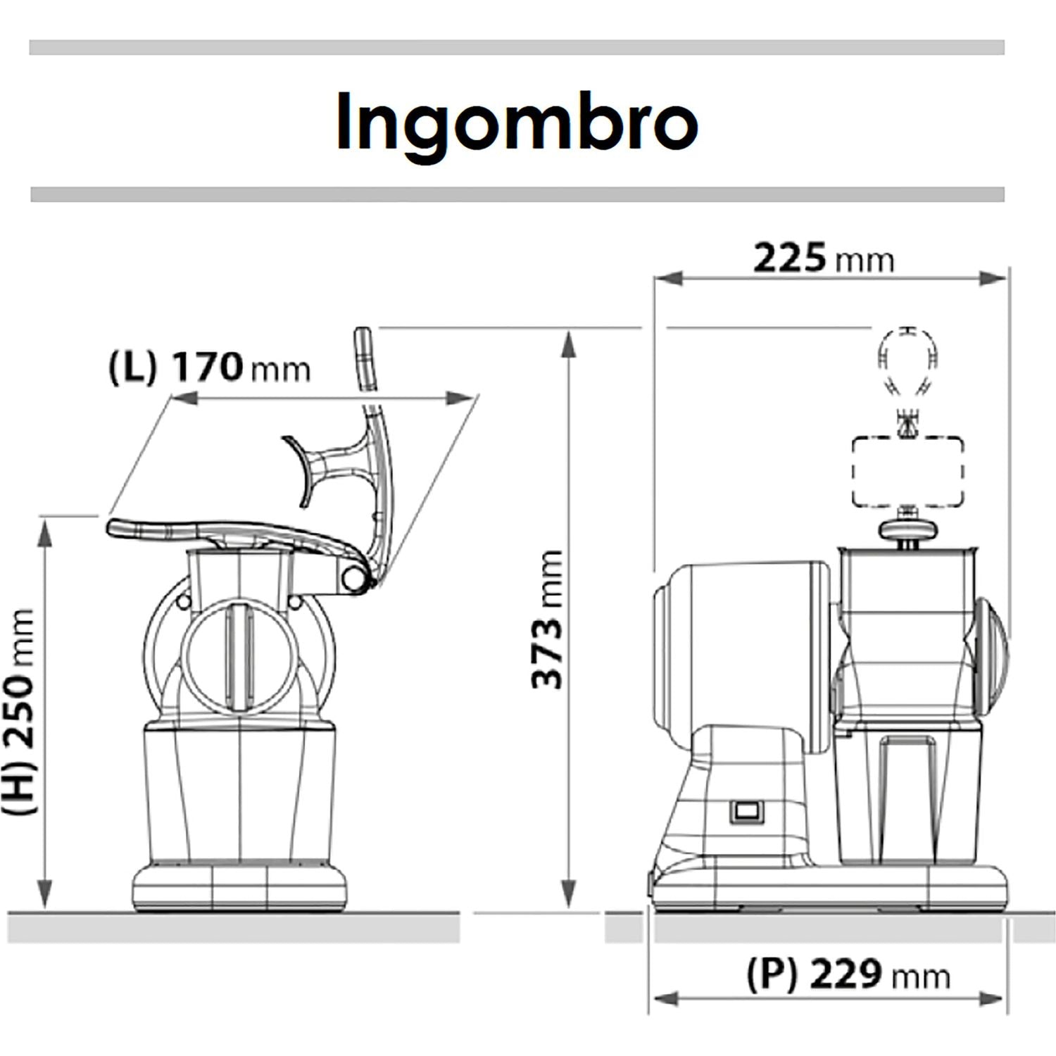 REBER - Grattugia Elettrica Artus Mini GM150