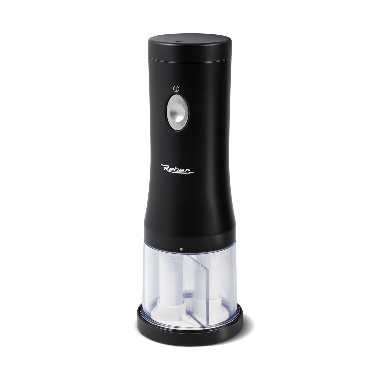 REBER - Grattugia Elettrica Cordless Ricaricabile USB Senzafilo Black