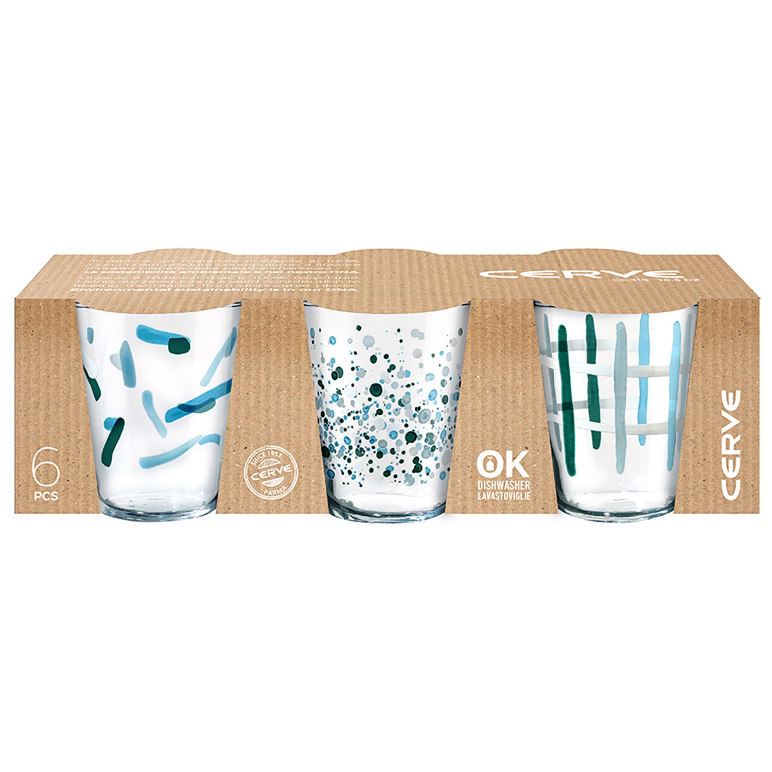 CERVE - Bicchieri acqua Linea Mood Aura 31,5 cl - set 6 pezzi