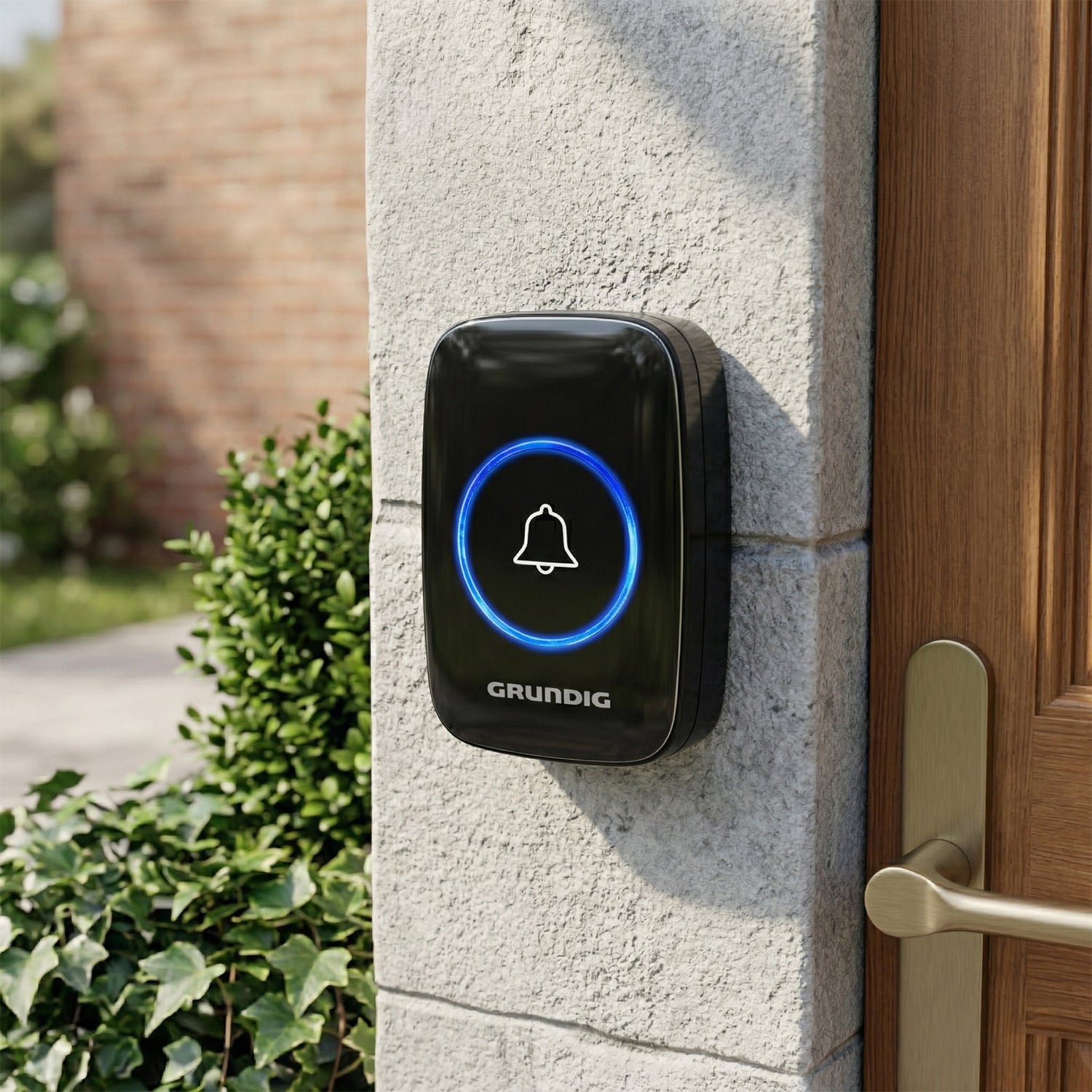 GRUNDIG - Campanello Wireless Senza Fili LED con 60 Suonerie