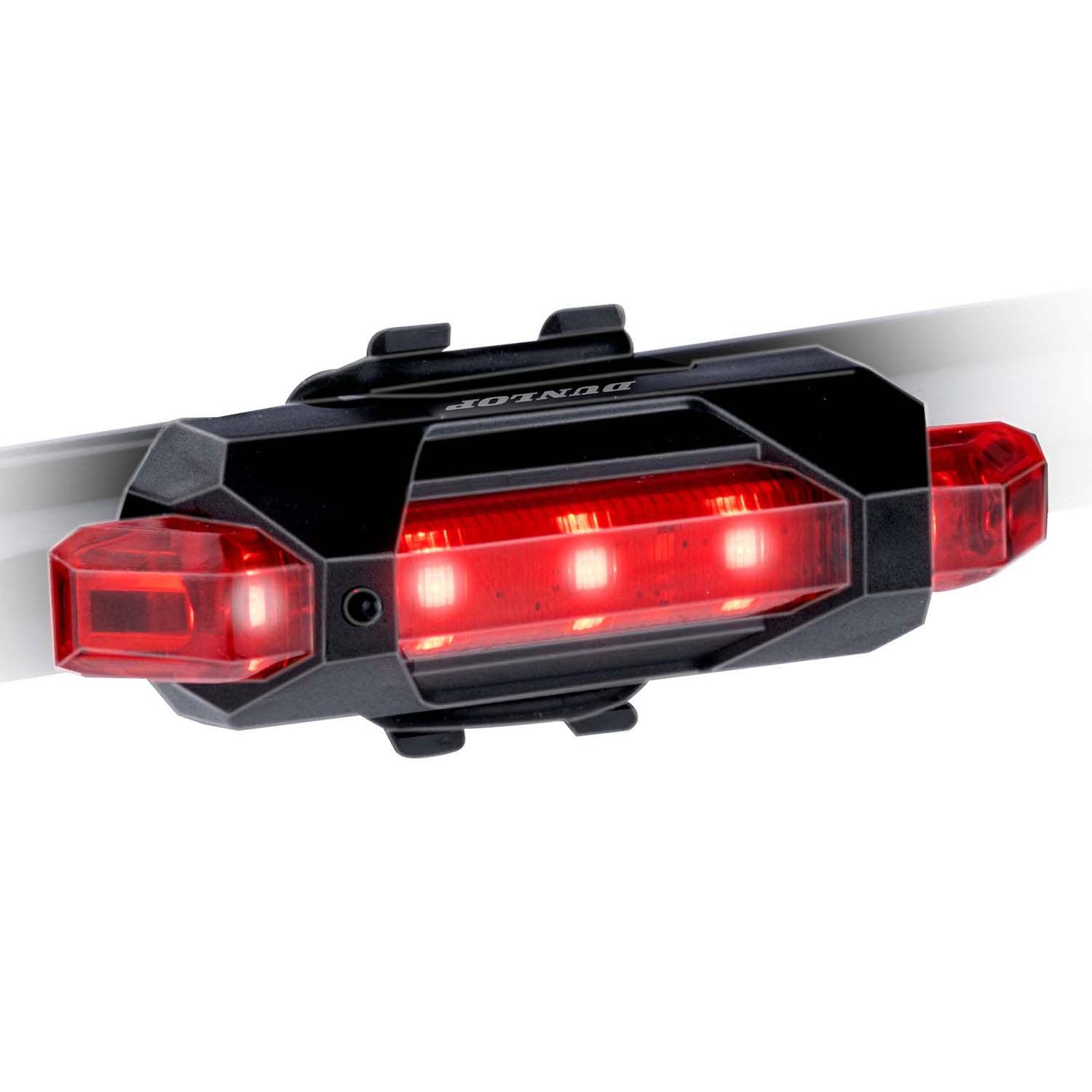 DUNLOP - Set Luci LED Ricaricabili per Bicicletta - Anteriore + Posteriore USB
