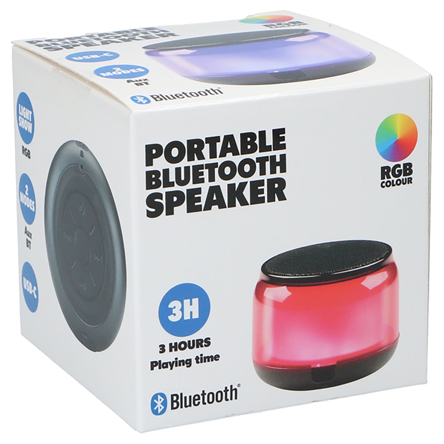 EDCO - Portable Bluetooth Speaker RGB