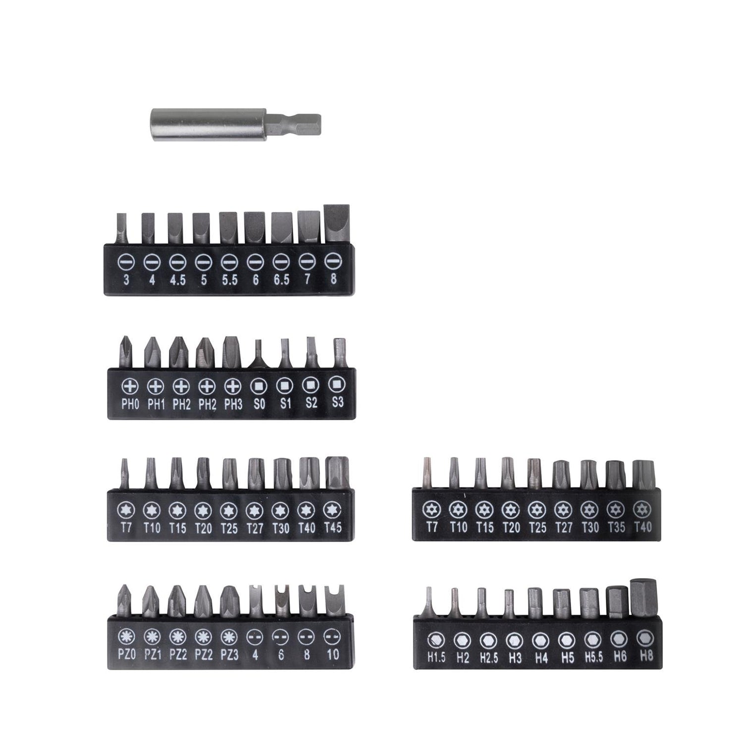 KINZO - Cacciavite Elettrico 3,6V Ricaricabile USB 55 pezzi