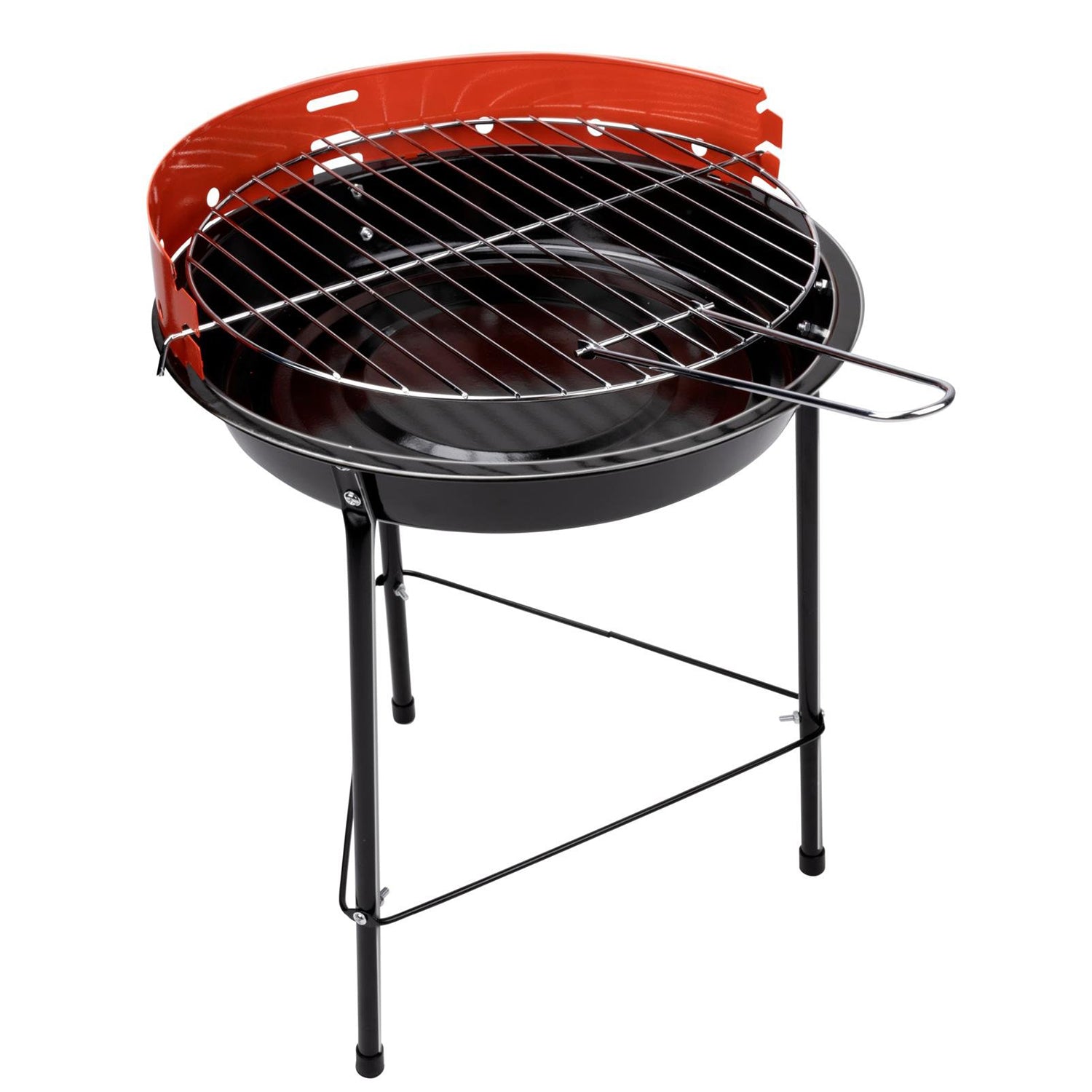 ALPINA - Barbecue a Carbone Tondo in Metallo diametro 33 cm